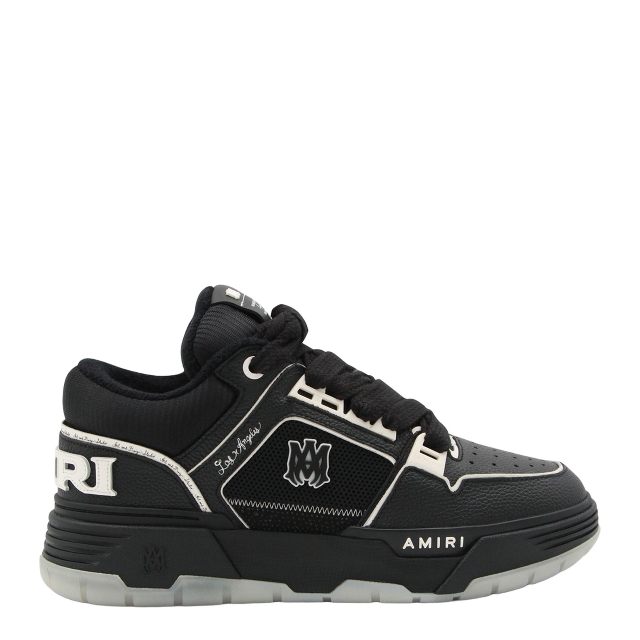 Leather Mesh Sneakers