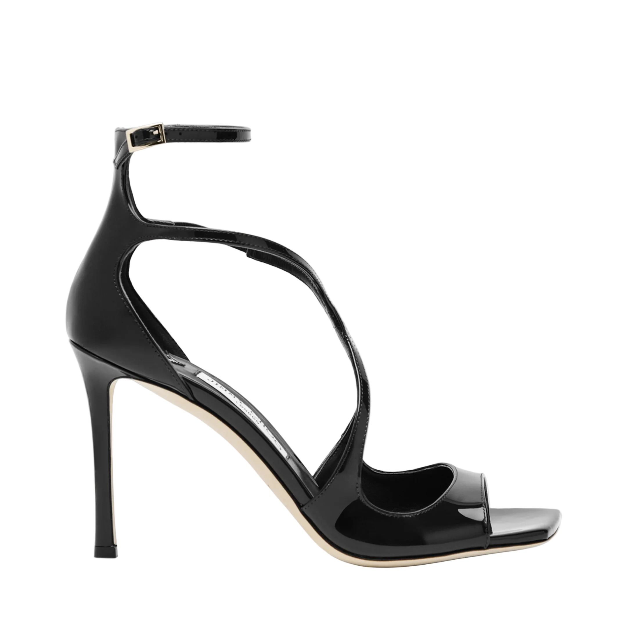 MAYFEYR - Jimmy Choo - Azia Sandals In Black Patent Leather - AZIA95PAT010003