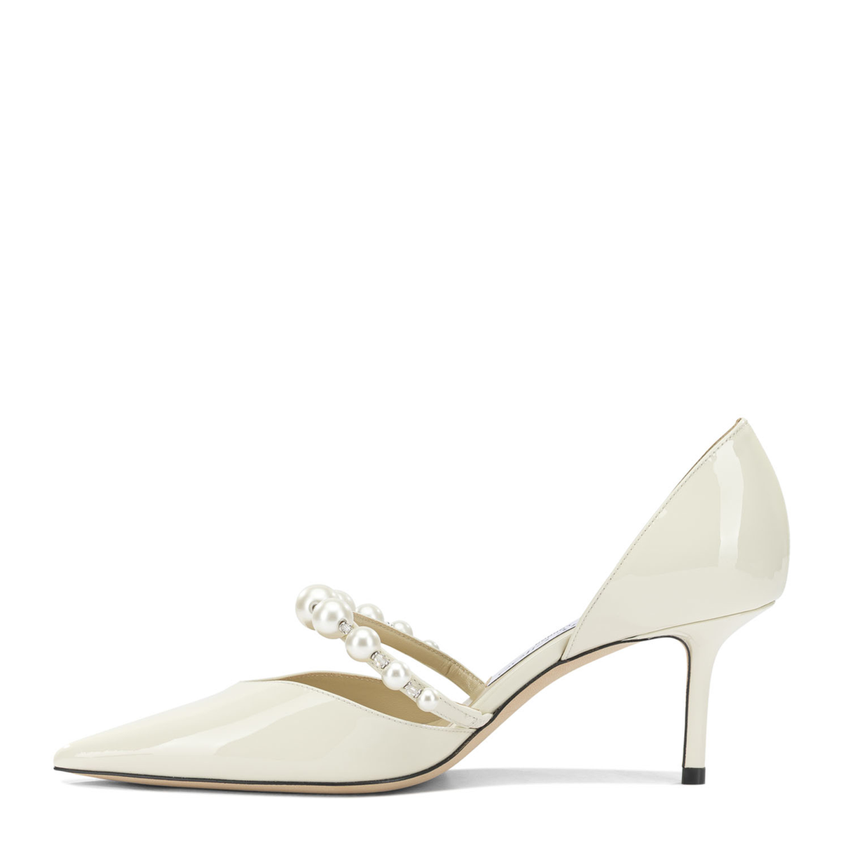 MAYFEYR - Jimmy Choo - Aurelie 65Mm Pumps - AURELIE65XKMLATTEWHITE