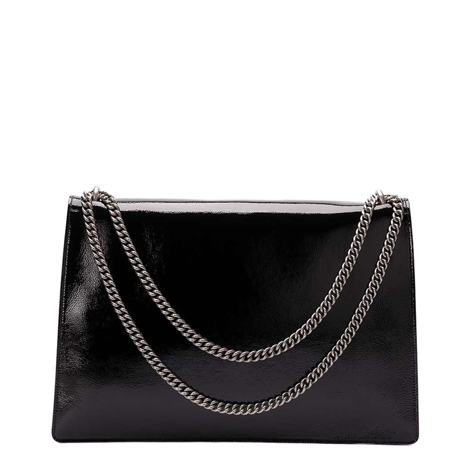 Dionysus Medium Leather Shoulder Bag - Black