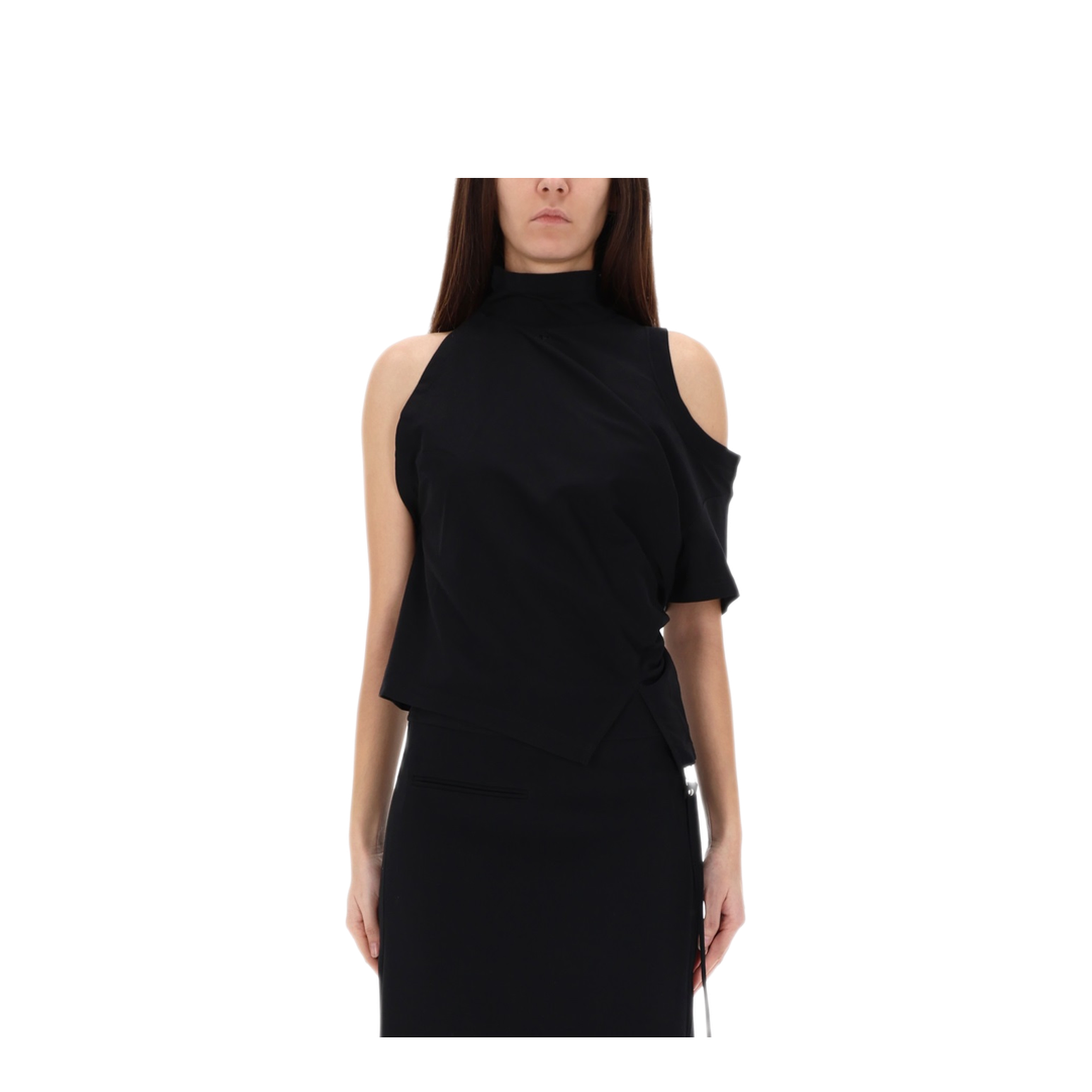 MAYFEYR - Courreges - Asymmetrical T Shirt - 425JTS231JS02339999