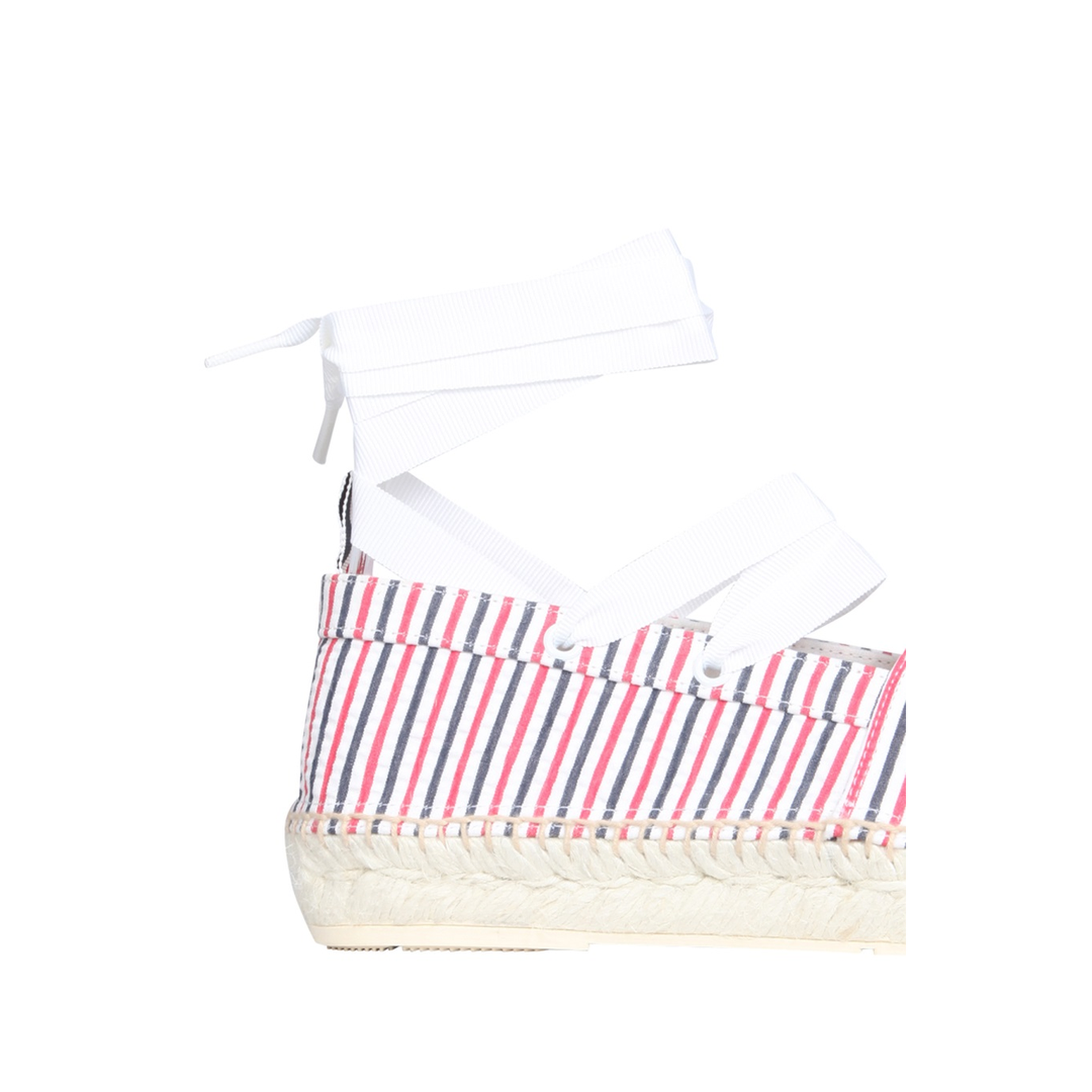 Seersucker Cotton Espadrilles