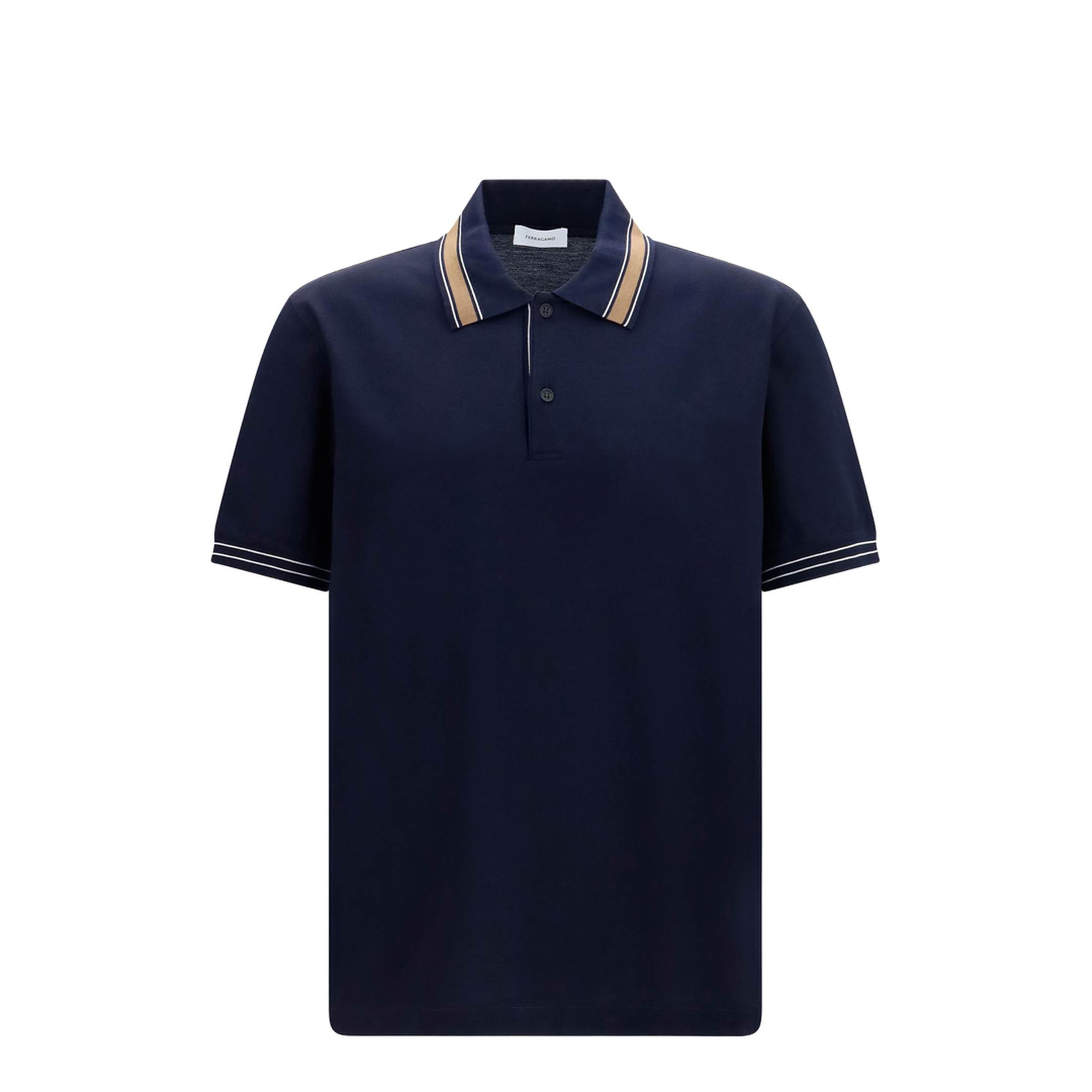MAYFEYR - Ferragamo - Cotton Piqué Polo Shirt - 795889