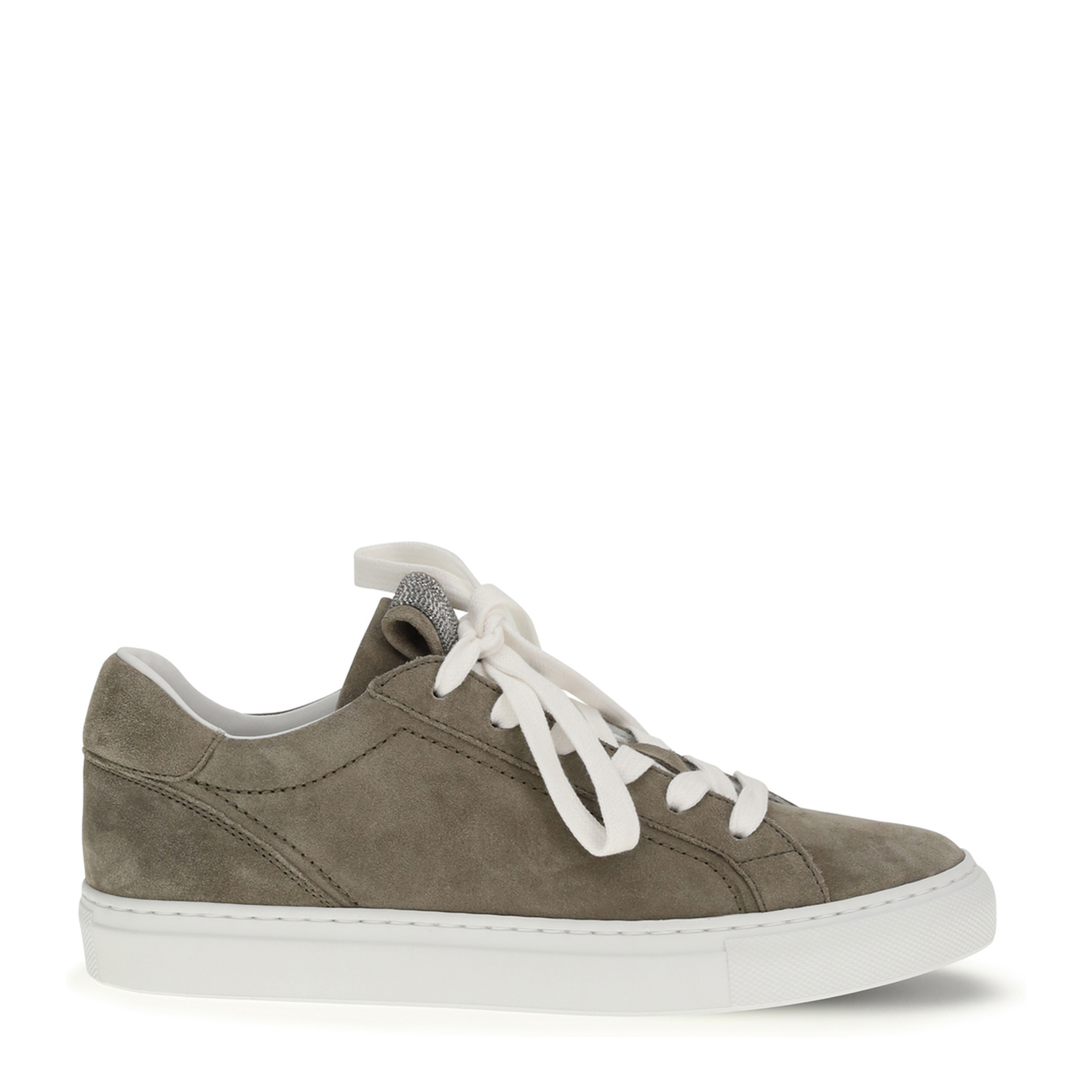 MAYFEYR - Brunello Cucinelli - Suede Sneakers With Precious Loop - MZSFG2525