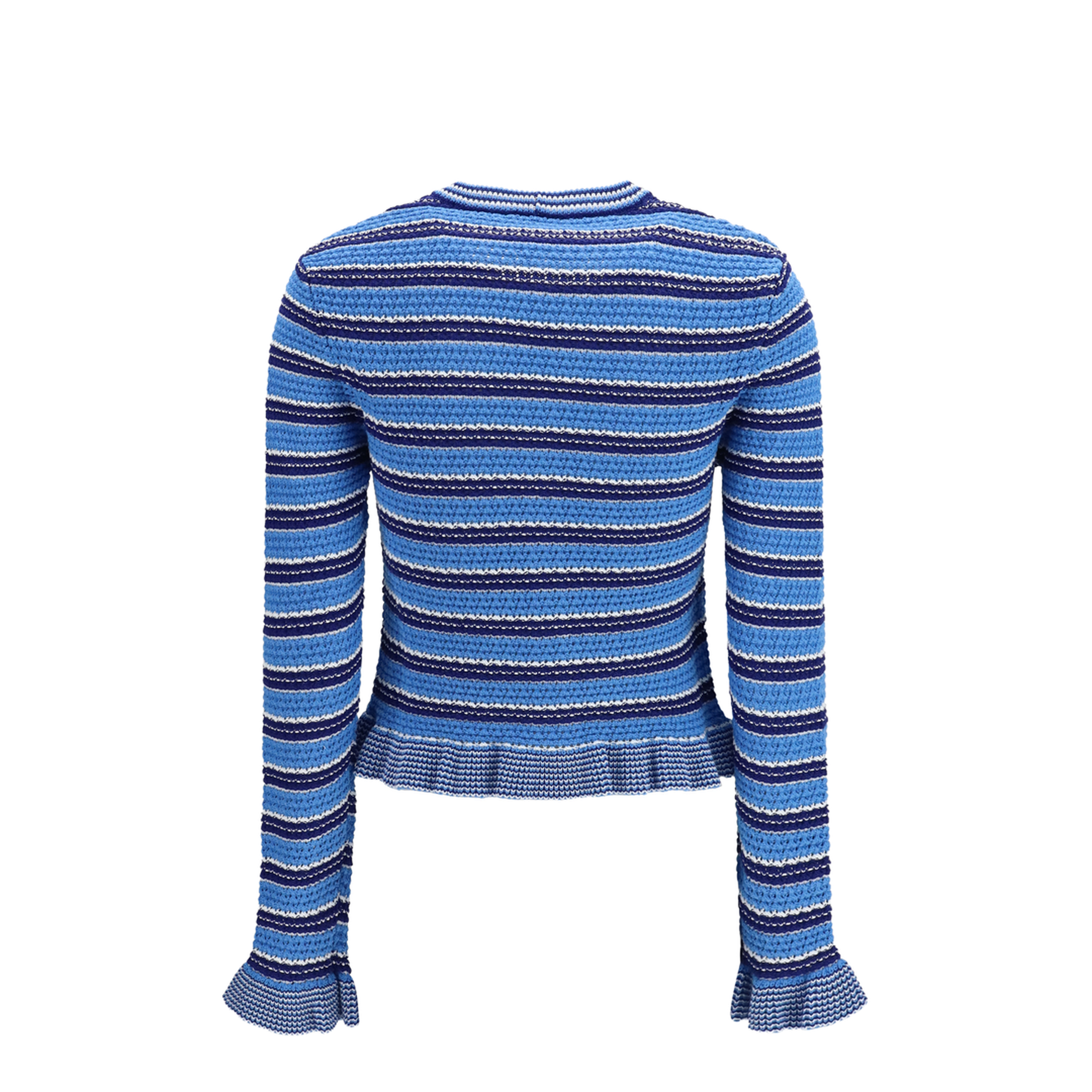 MAYFEYR - Ganni - Striped Cotton Cardigan - A1160003