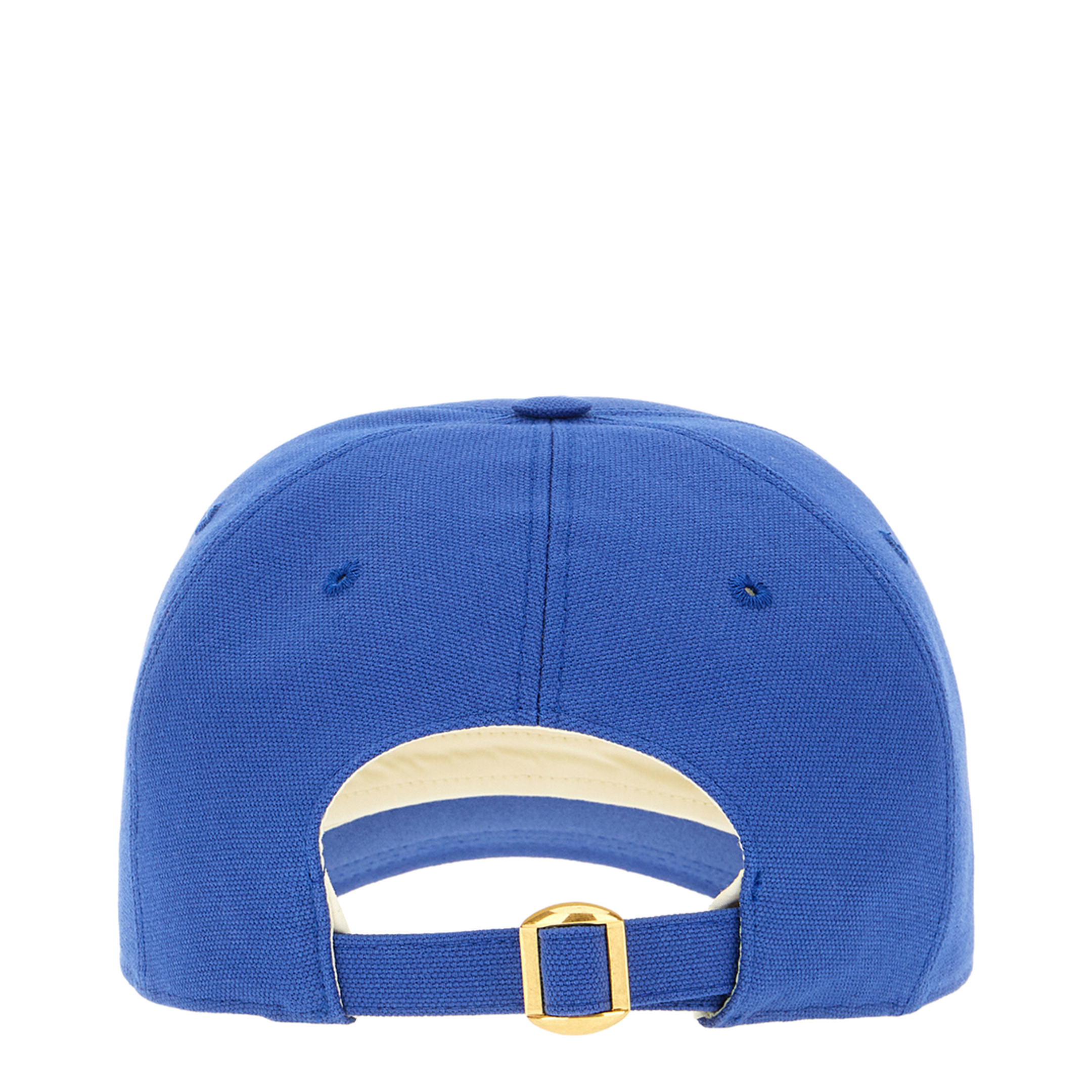 Electric Blue Cotton Baseball Cap