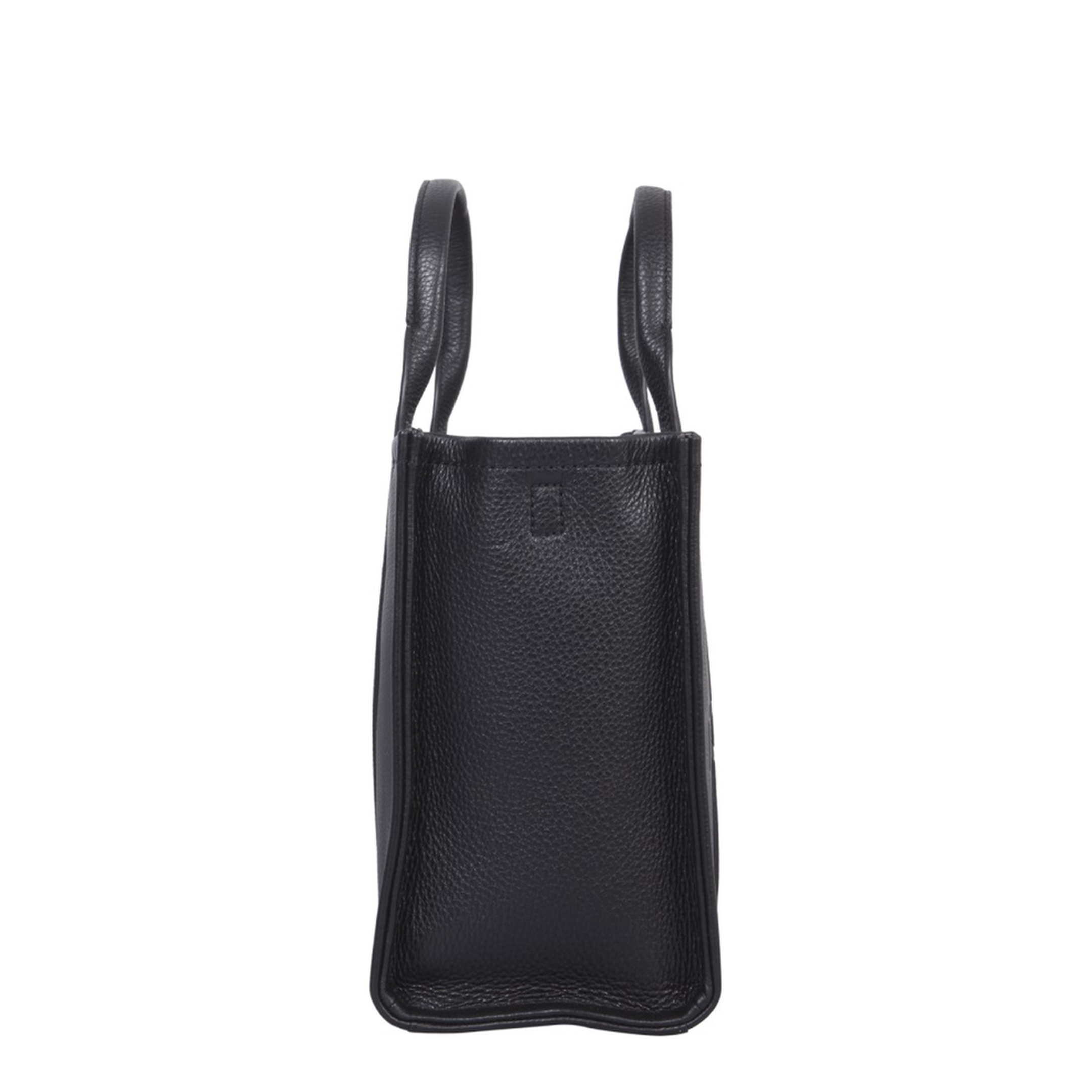 Medium Tote Bag In Black Leather