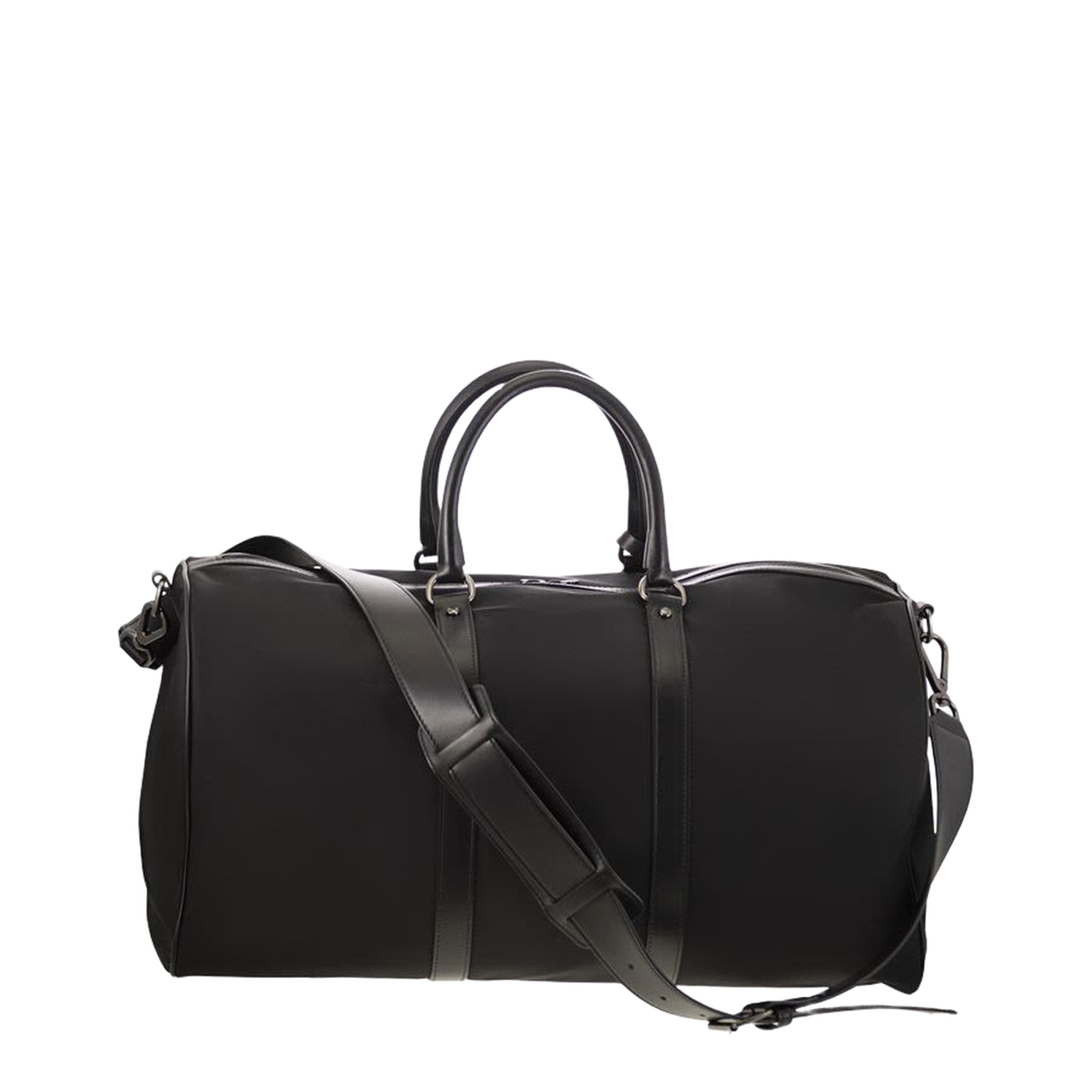 Duffel Bag With Leather Inserts