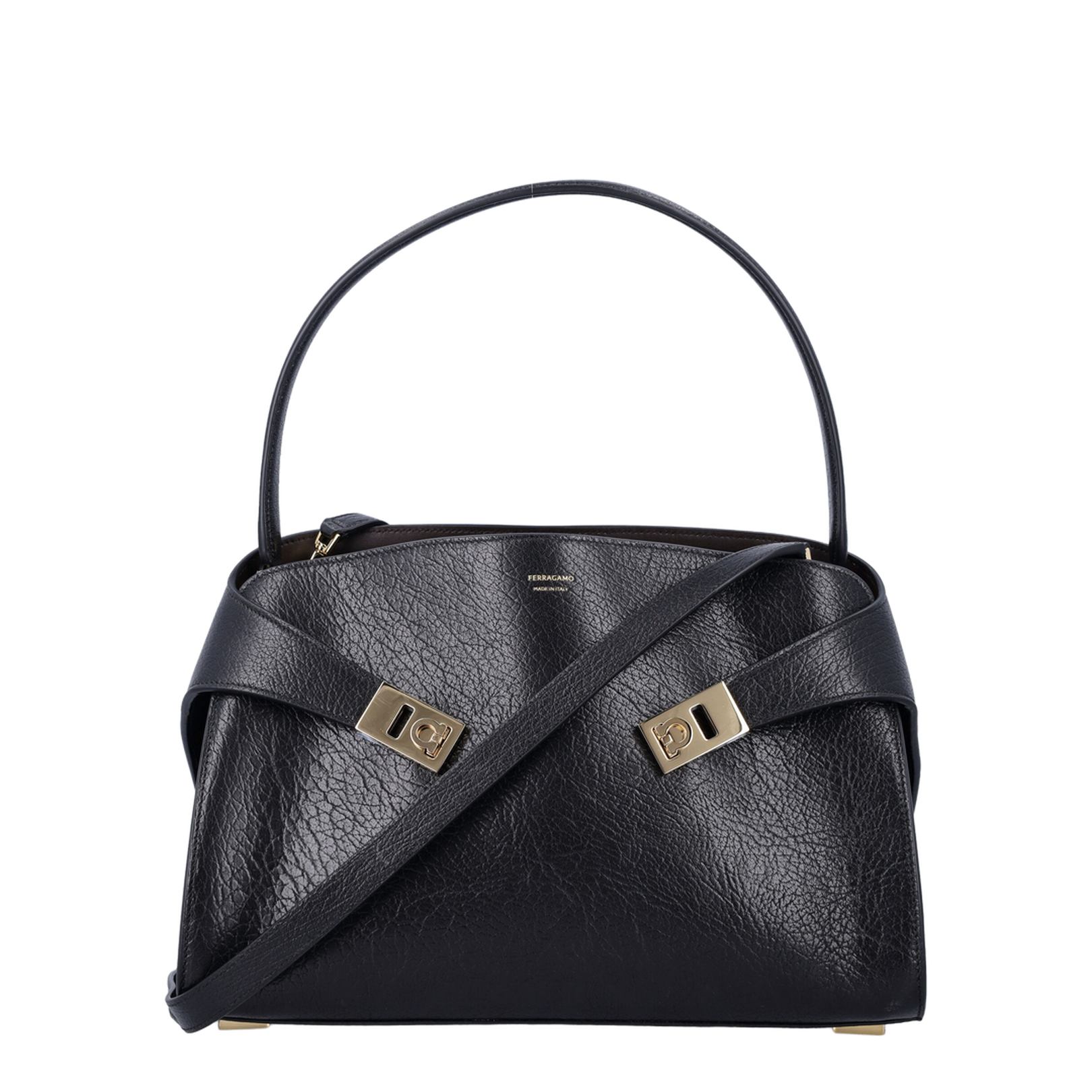 Hug Soft Bicolor Shoulder Bag in Calfskin