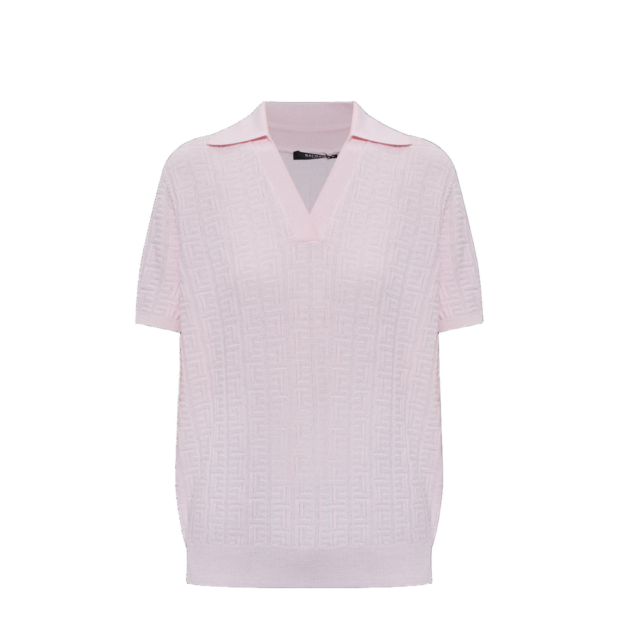 Monogram Knitted Polo Pink