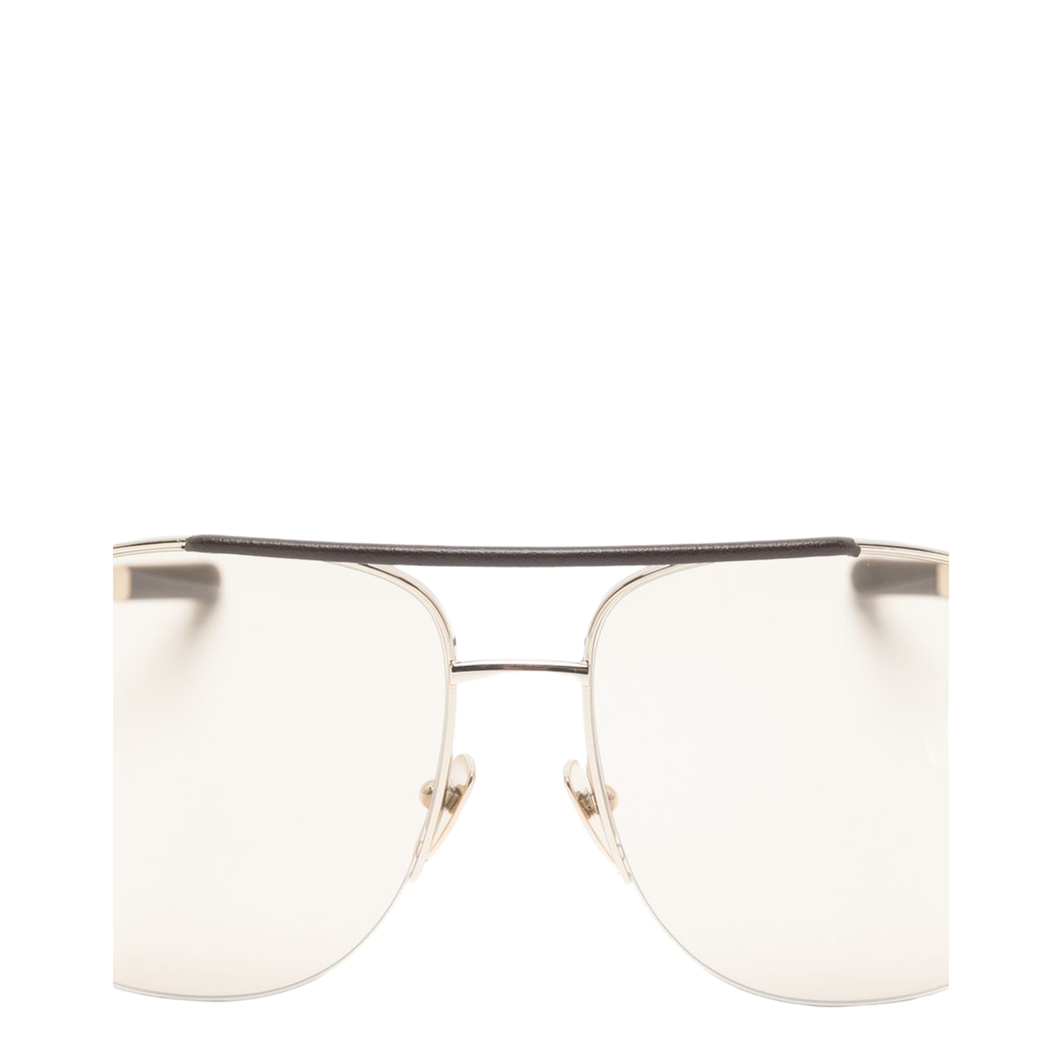 Navigator sunglasses in gold