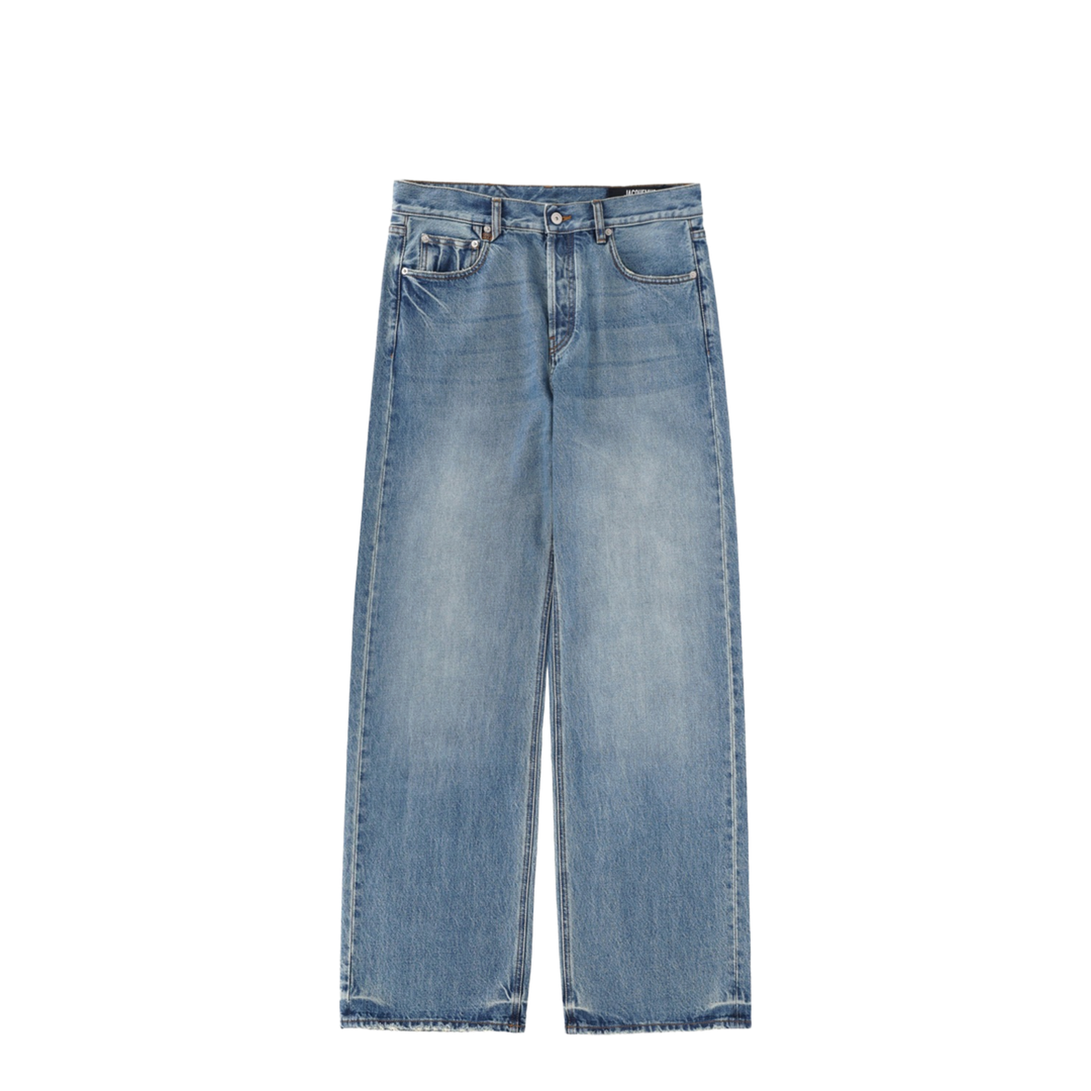 Straight de-Nîmes Denim Pants