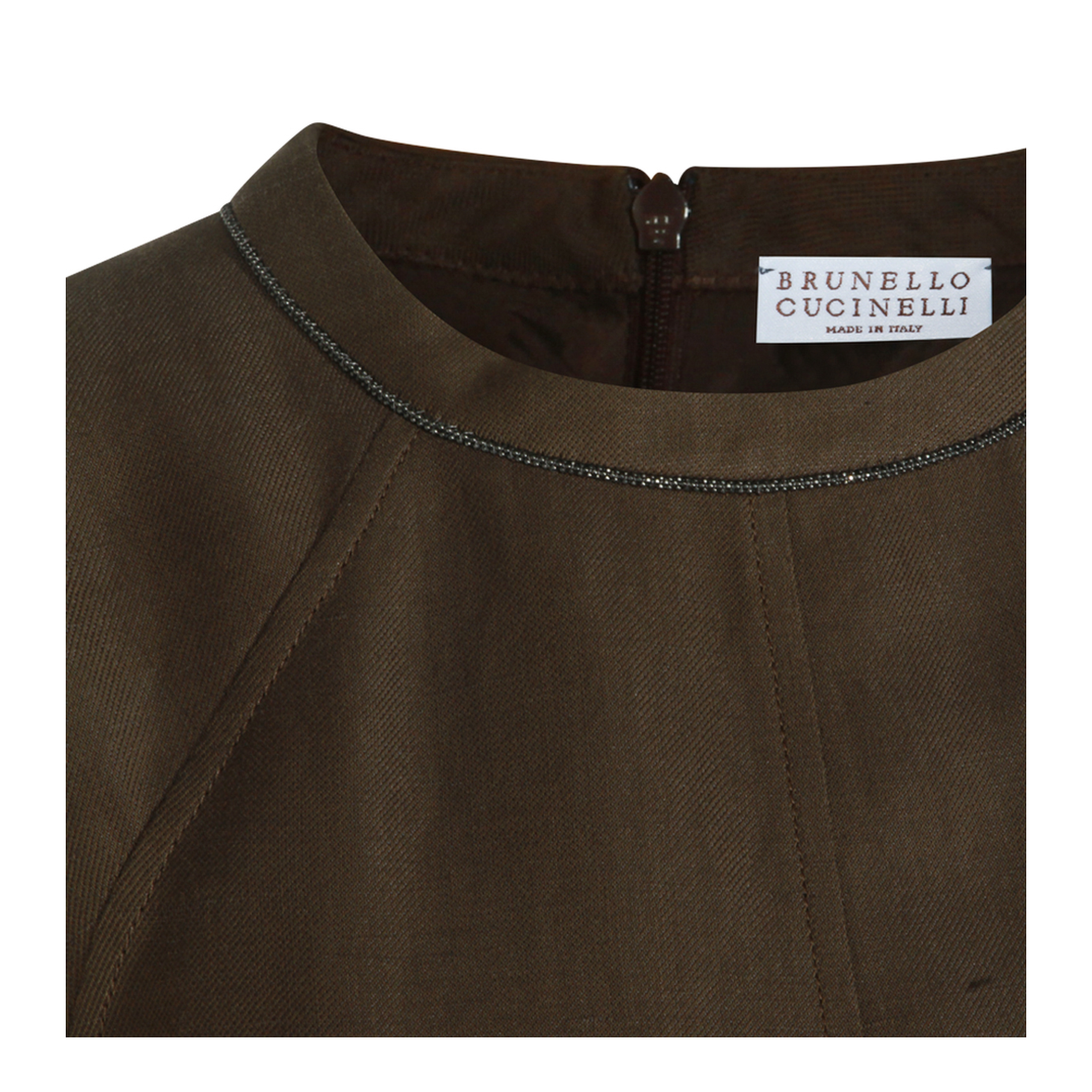 Brown Viscose Blend Dress