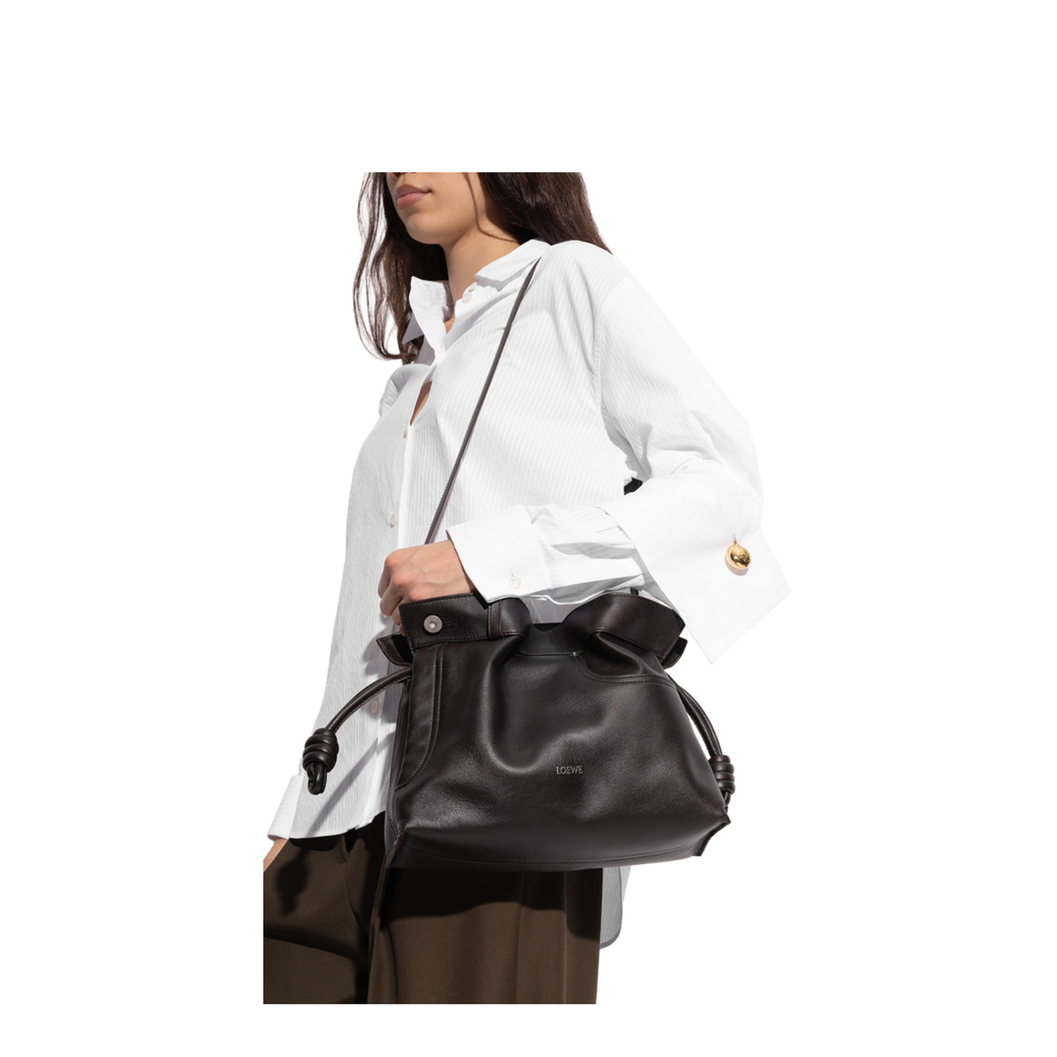 MAYFEYR - Loewe - Shoulder Bag "Medium Flamenco" - A411FC1XBV0VINTAGEBROWN
