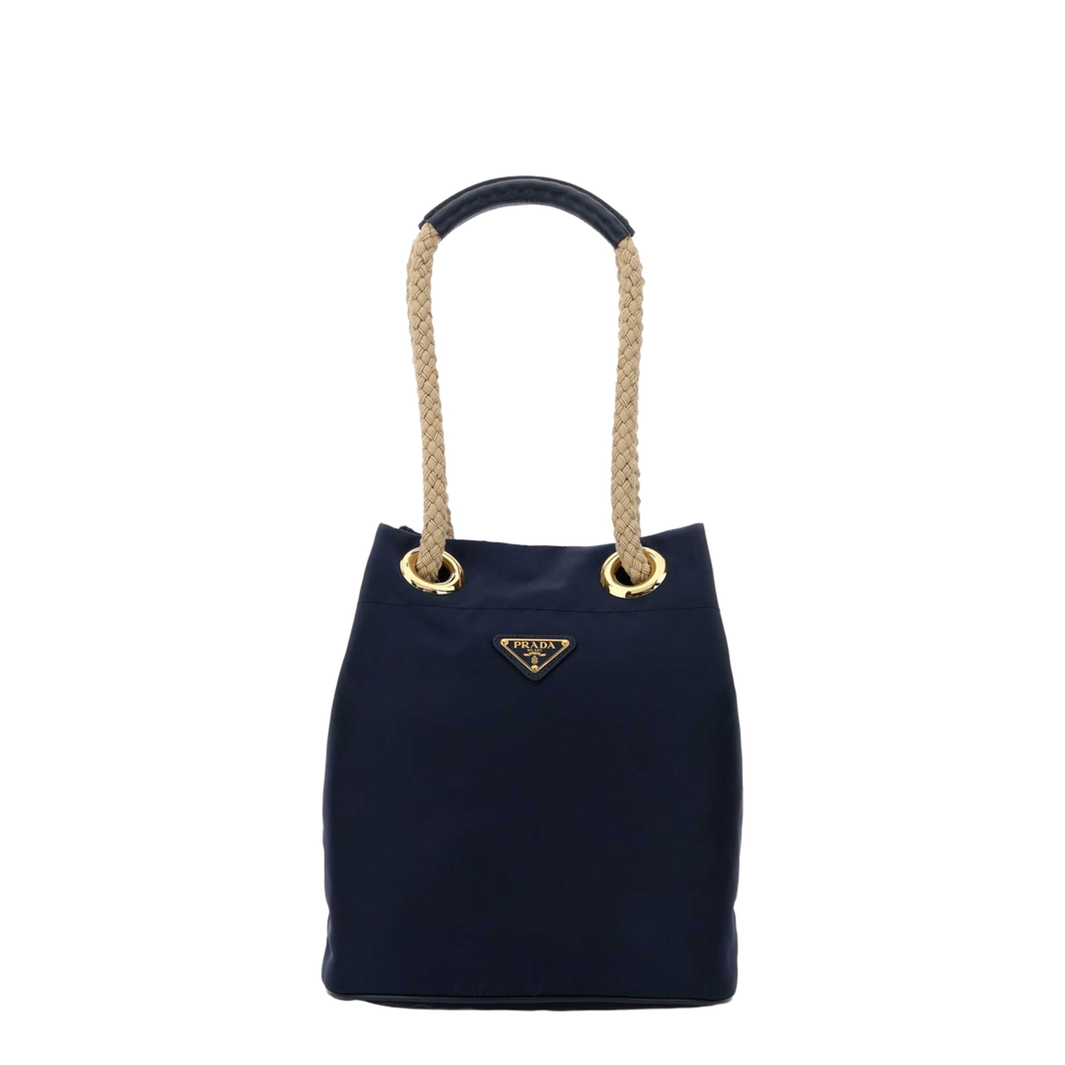 MAYFEYR - Prada - Navy Blue Re-Nylon Mariner Bucket Bag - 1BE0822HG8F0216