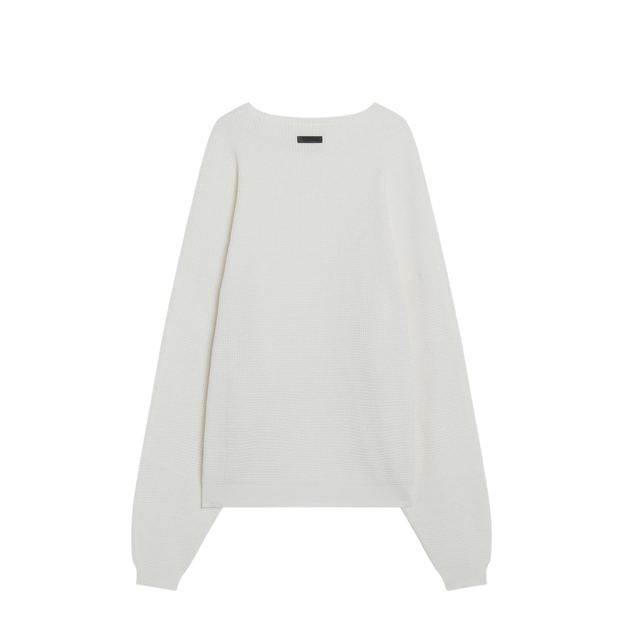 Cloud White Nylon-Blend Sweater