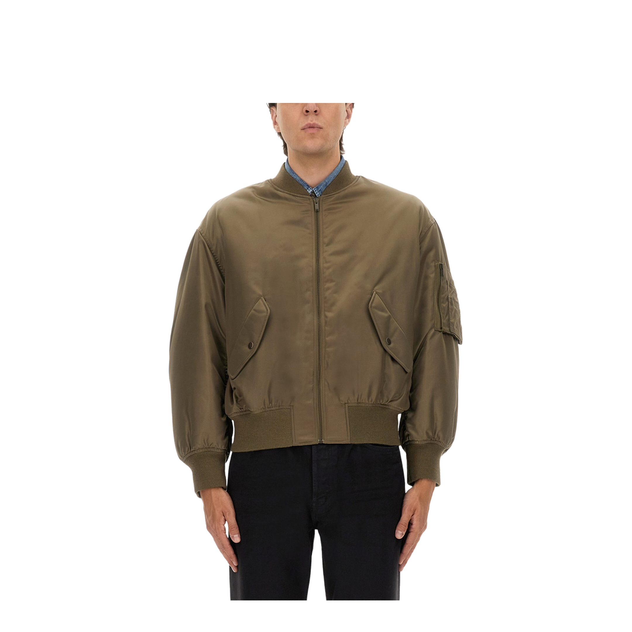Water-Repellent Bomber Jacket