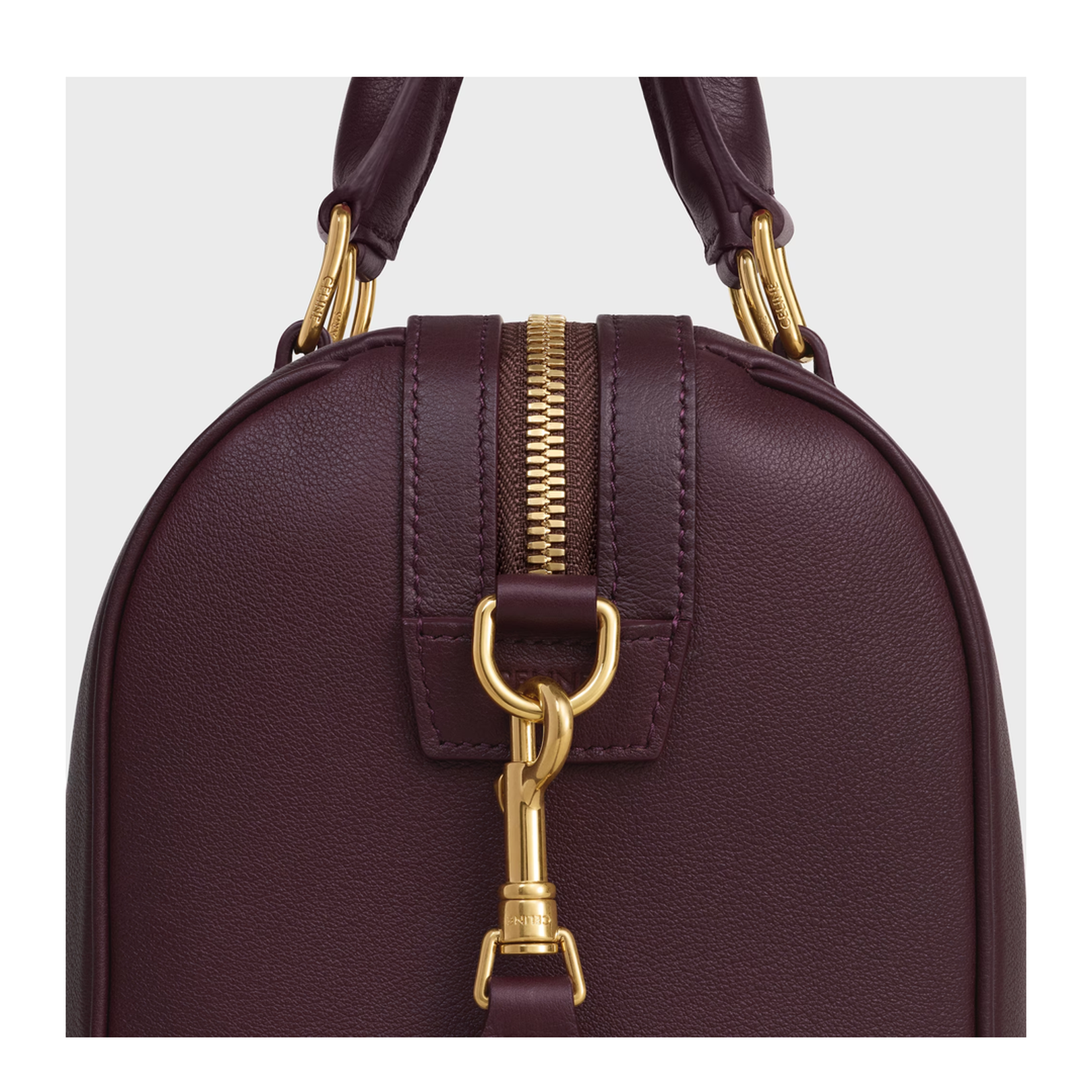Boston Satchel Bag Handbags Bordeaux