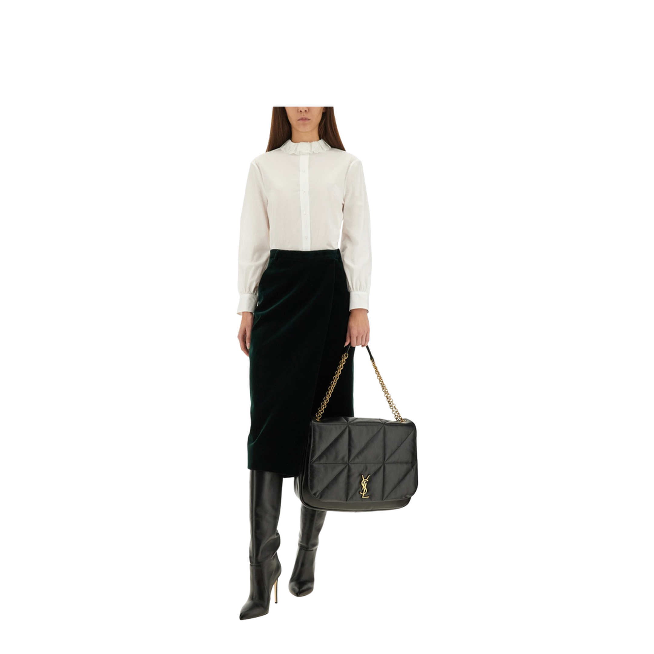Crumpled Poplin Blouse