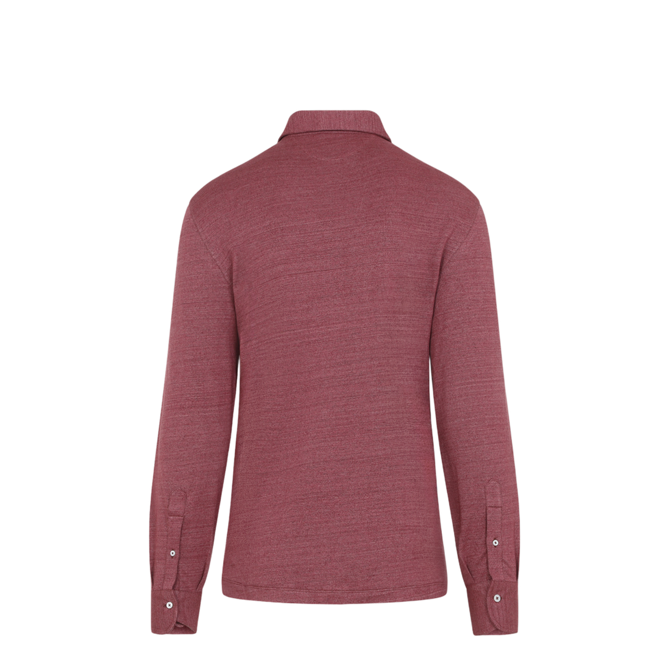 MAYFEYR - Brunello Cucinelli - Long-Sleeve Polo In Mélange Linen And Cotton Jersey - MR8273914