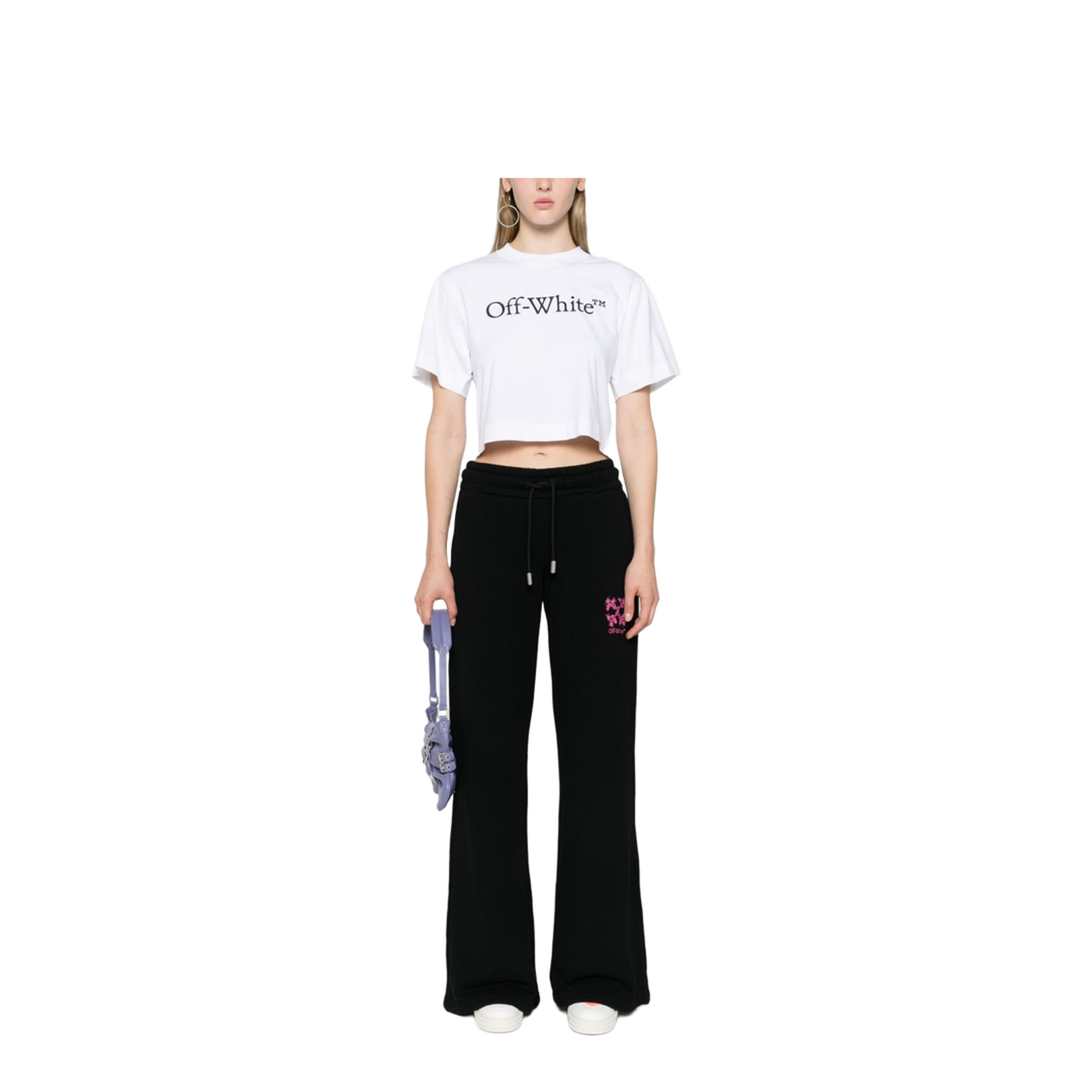 Logo-Print Cropped T-Shirt