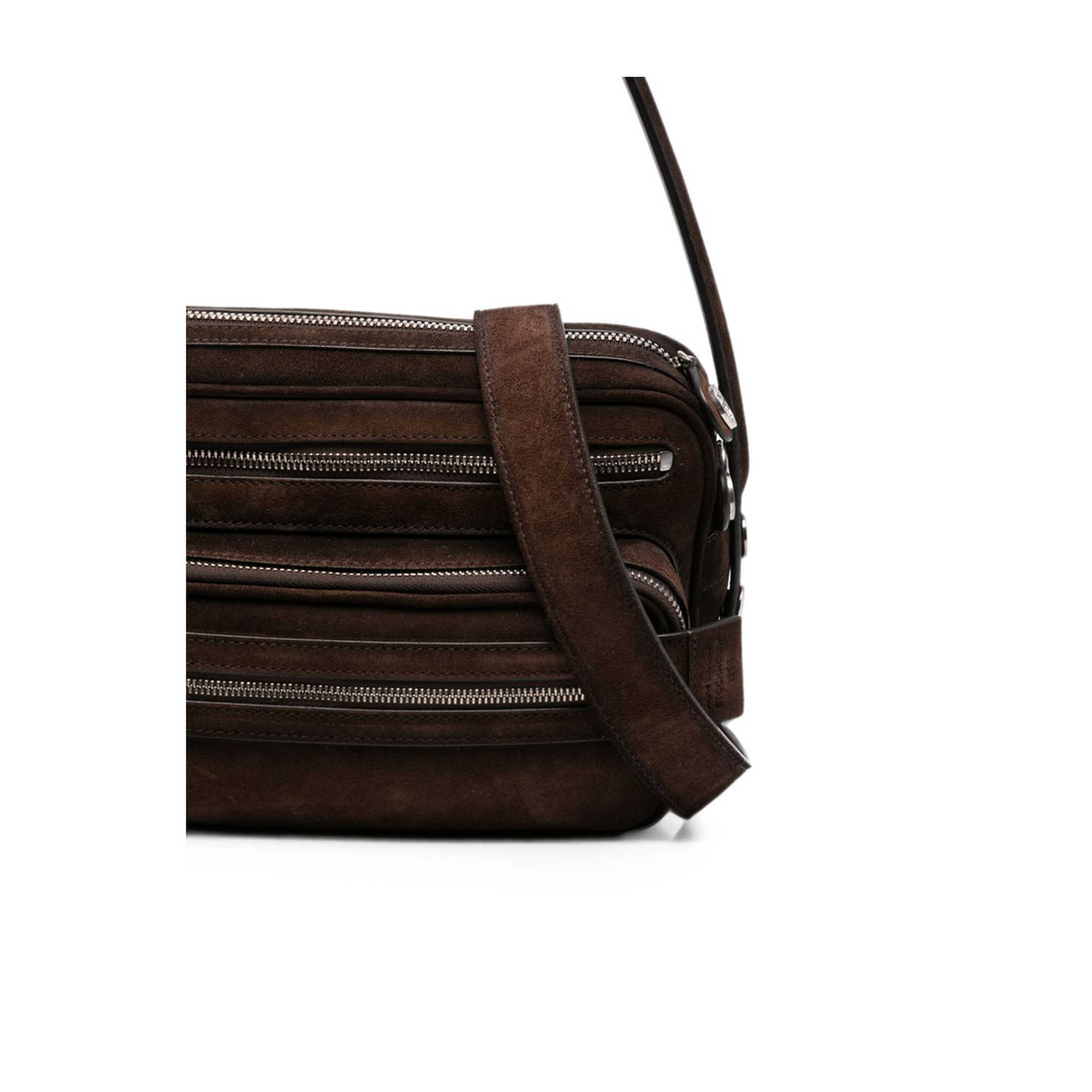 MAYFEYR - Acne Studios - Brown Suede Shoulder Bag - C10338ADM