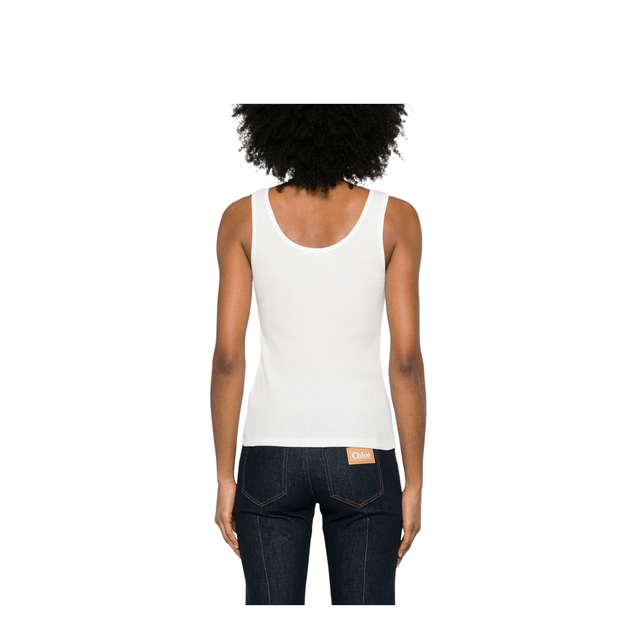 MAYFEYR - Chloè - Logo Cotton Top - CH25SJH121180101