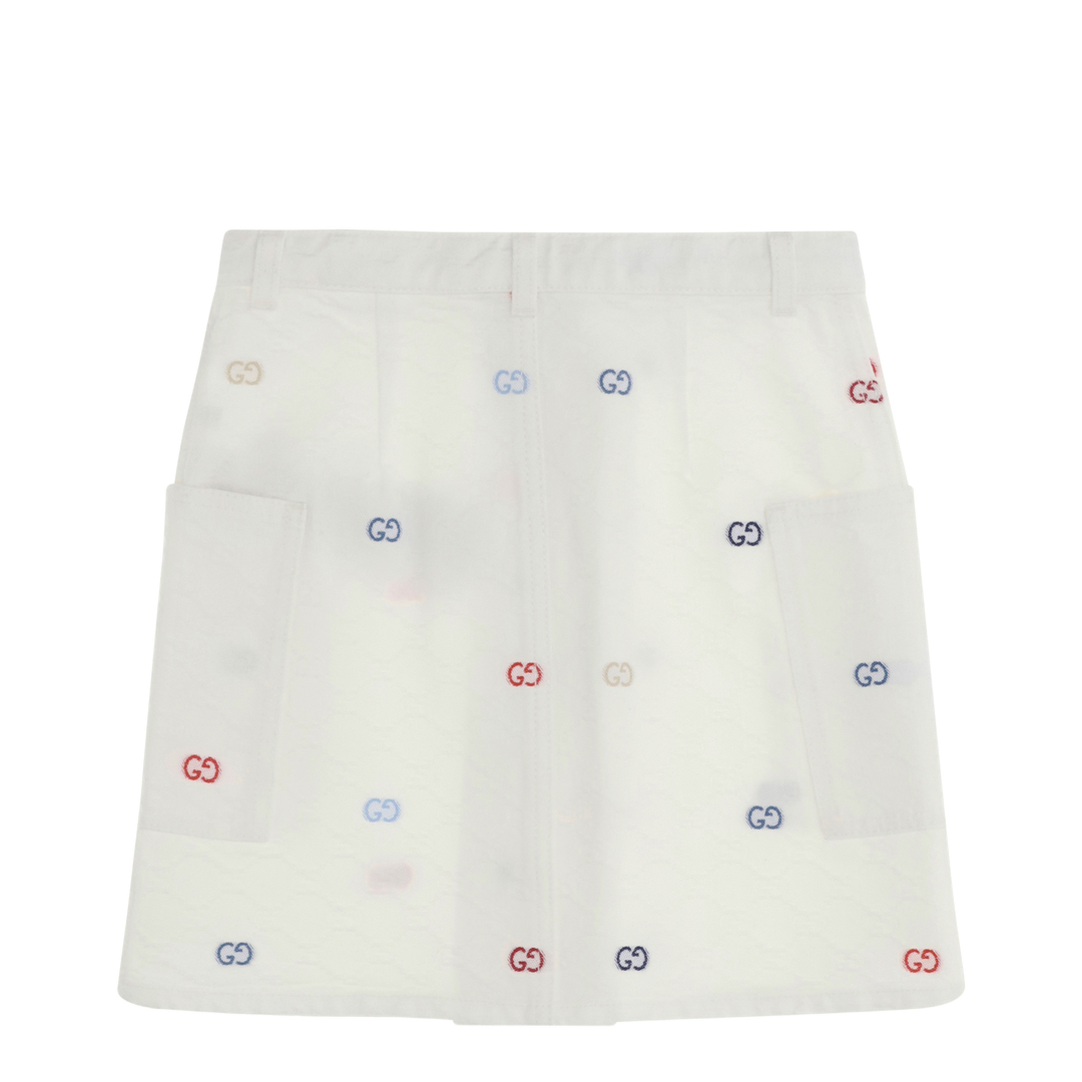 MAYFEYR - Gucci - Cotton Denim Jacquard Skirt - 856226XDDFC