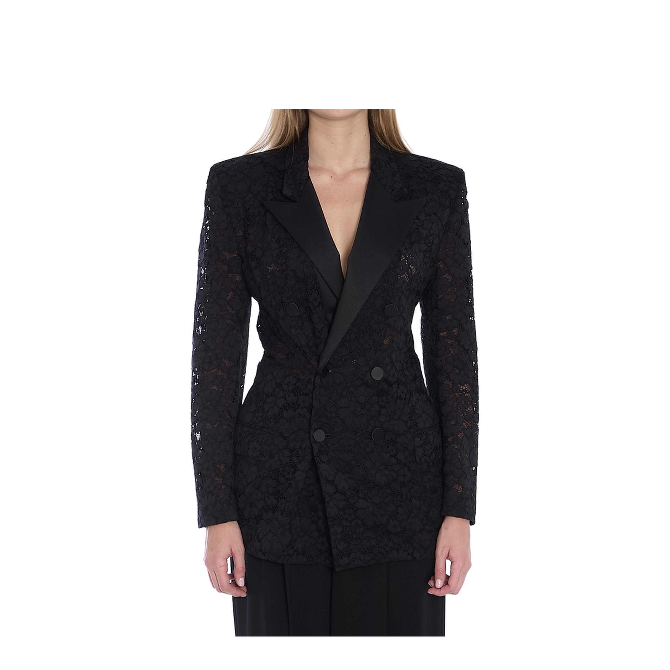 Tuxedo Jacket in Guipure