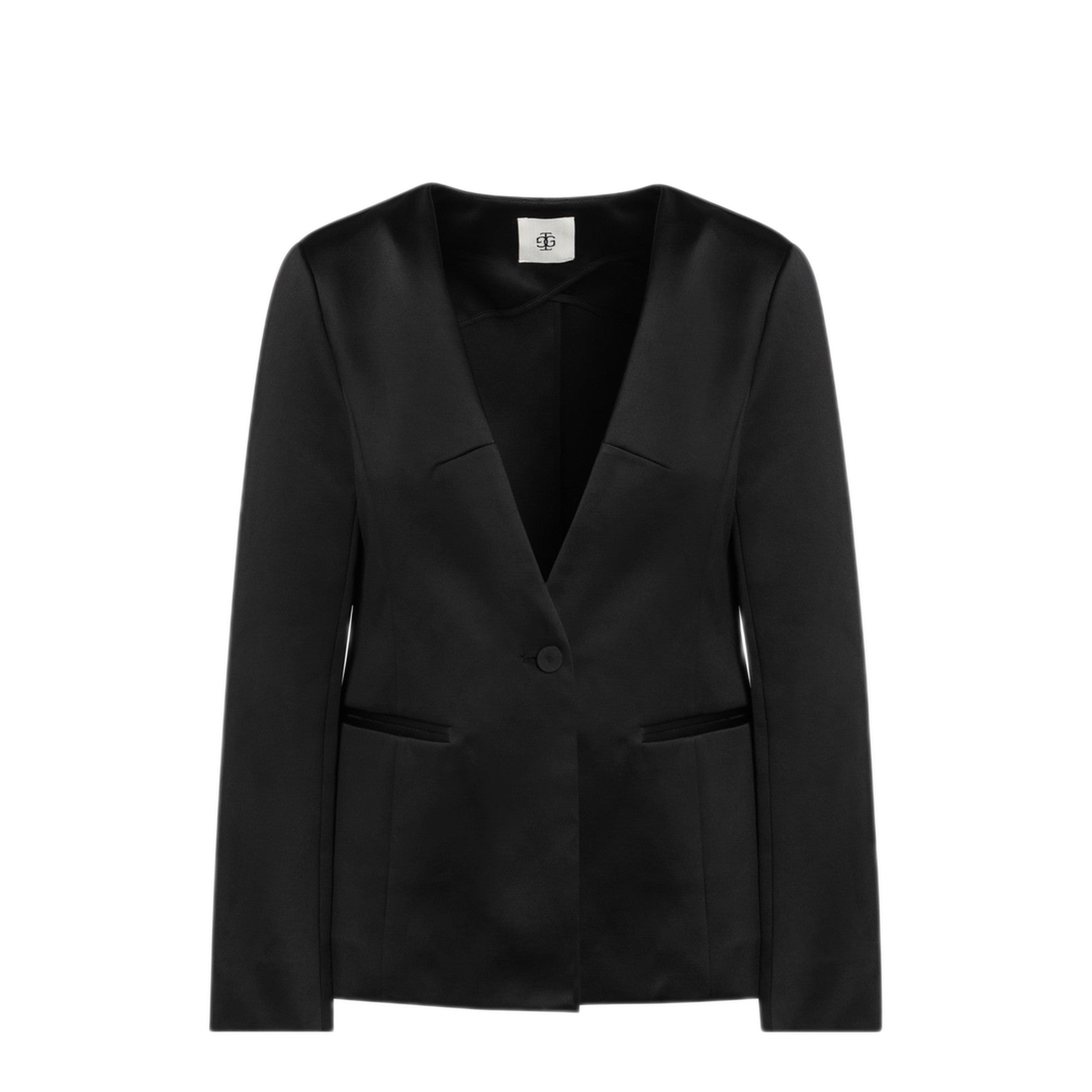 MAYFEYR - The Garment - Black Single Breasted Cotton Blend Jacket - 20984PL050