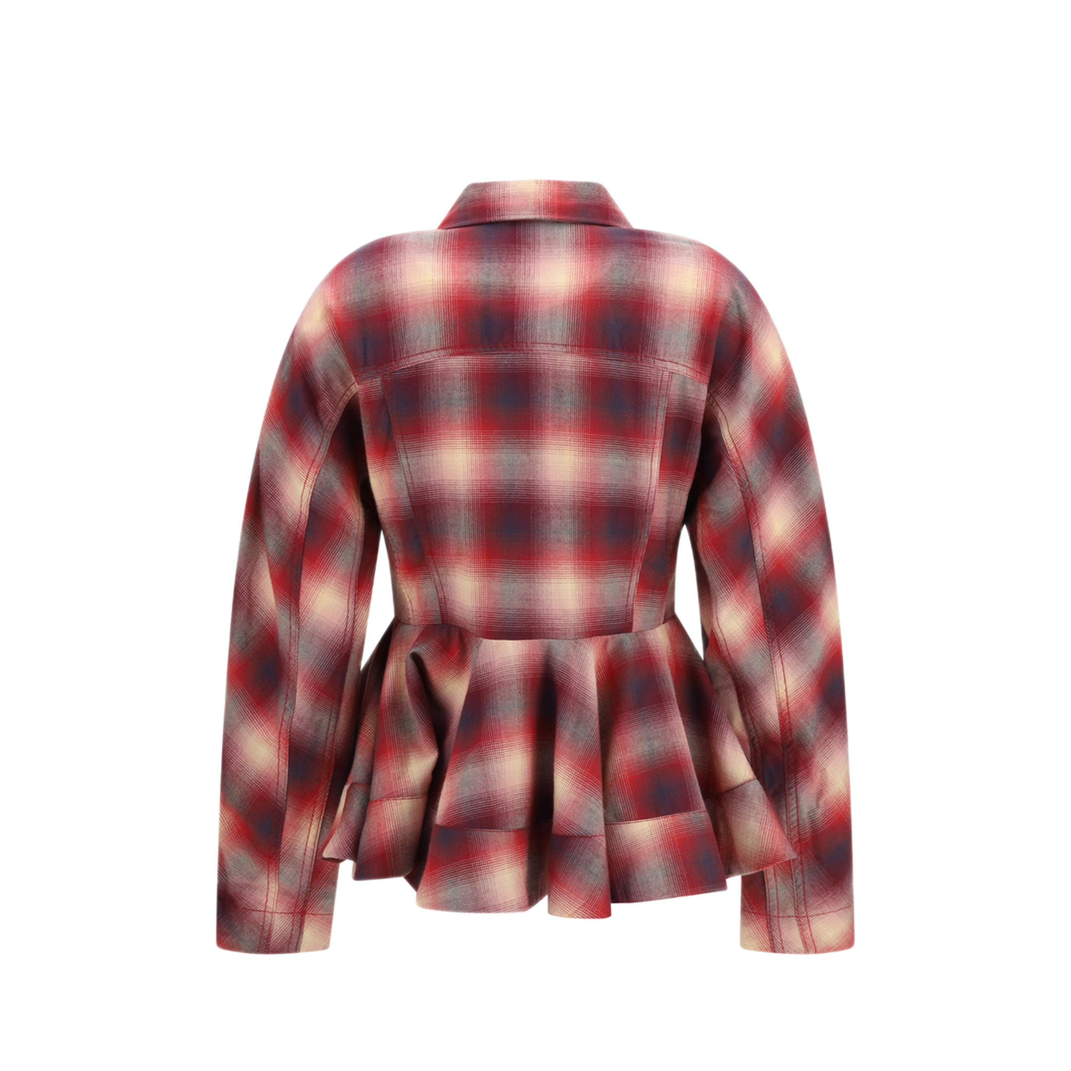 MAYFEYR - Ganni - Peplum Flannel Shirt - A1040414