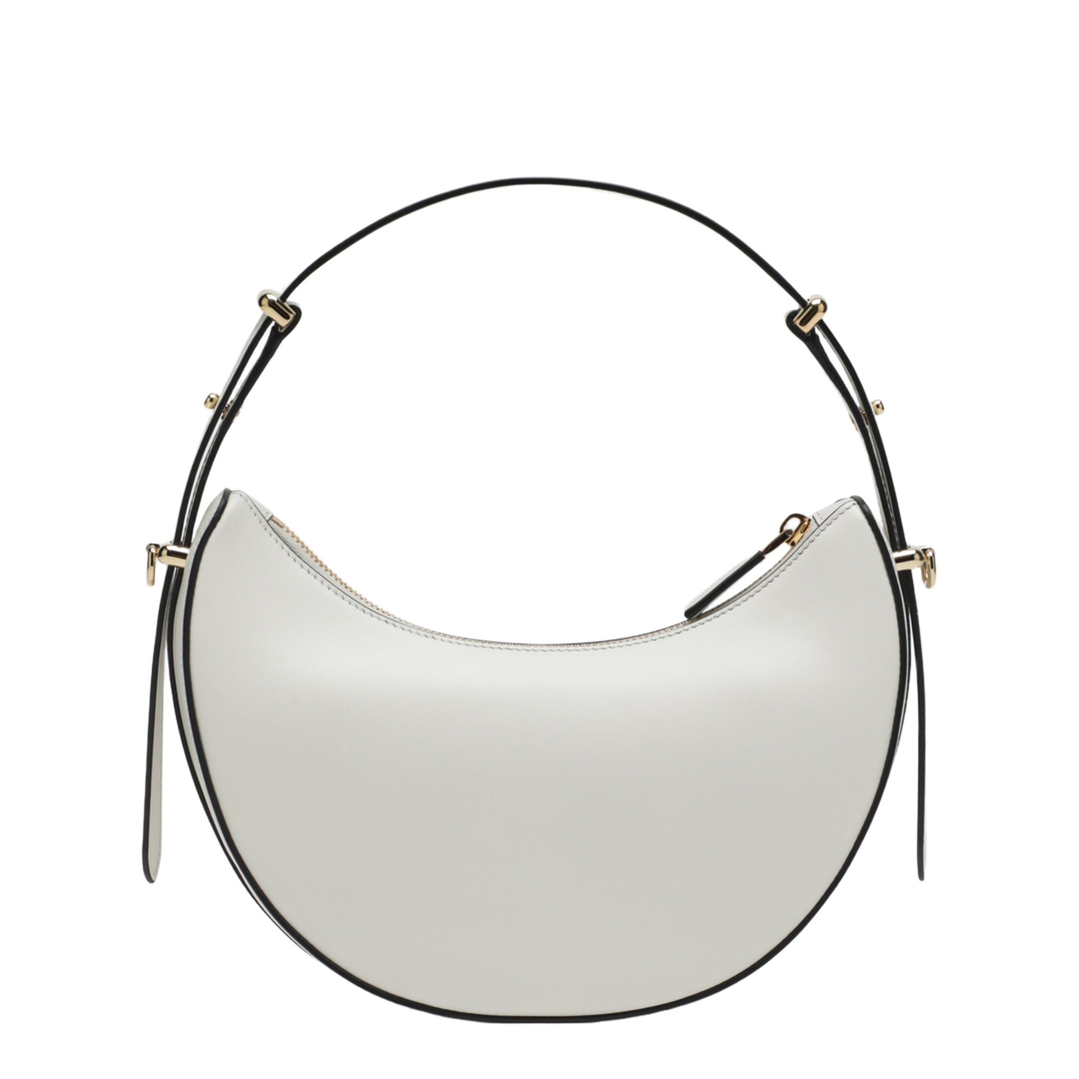 MAYFEYR - Prada - Arqué Small Shoulder Bag In White Leather - 1BC194TOMASKF0PG7