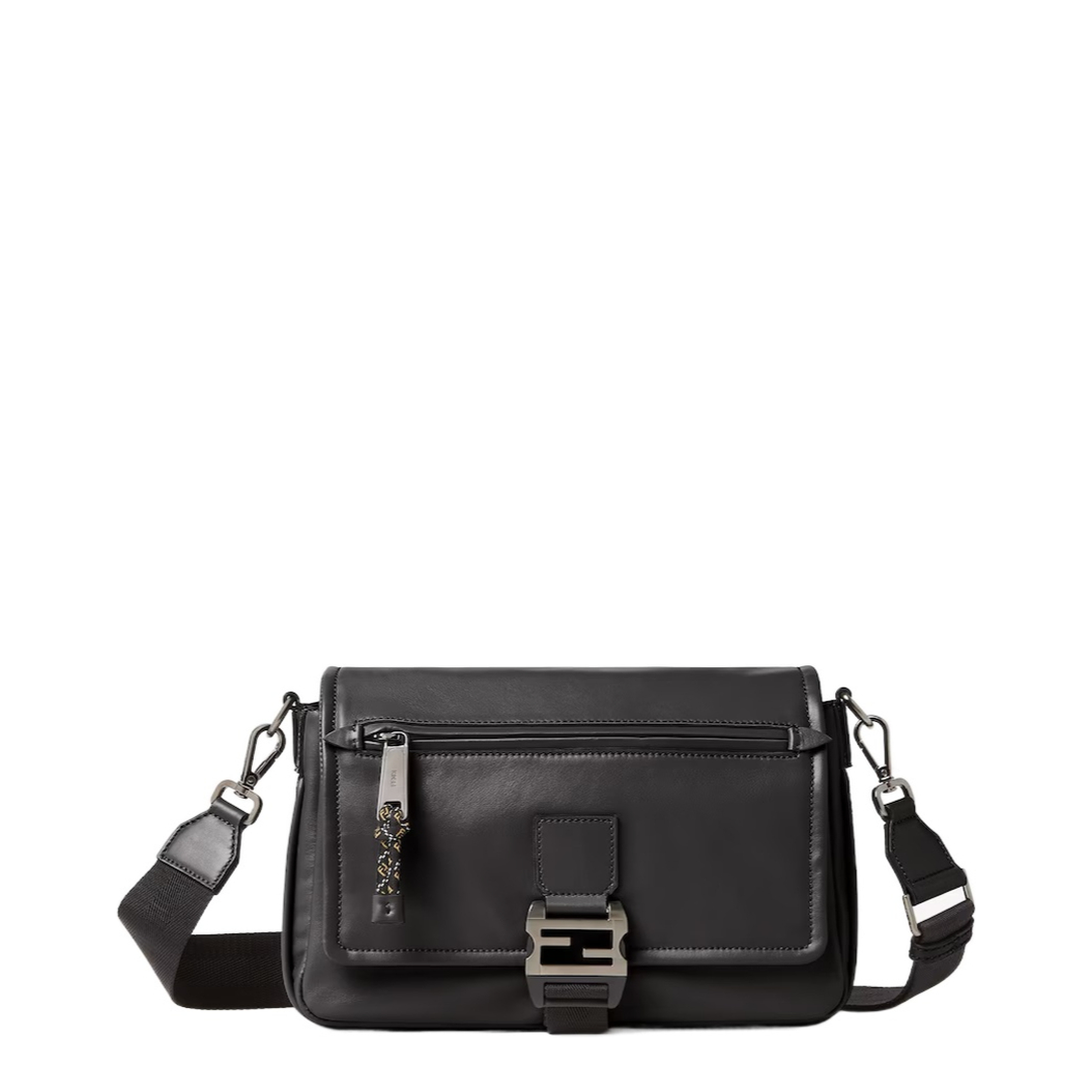 Flux Messenger Leather Black