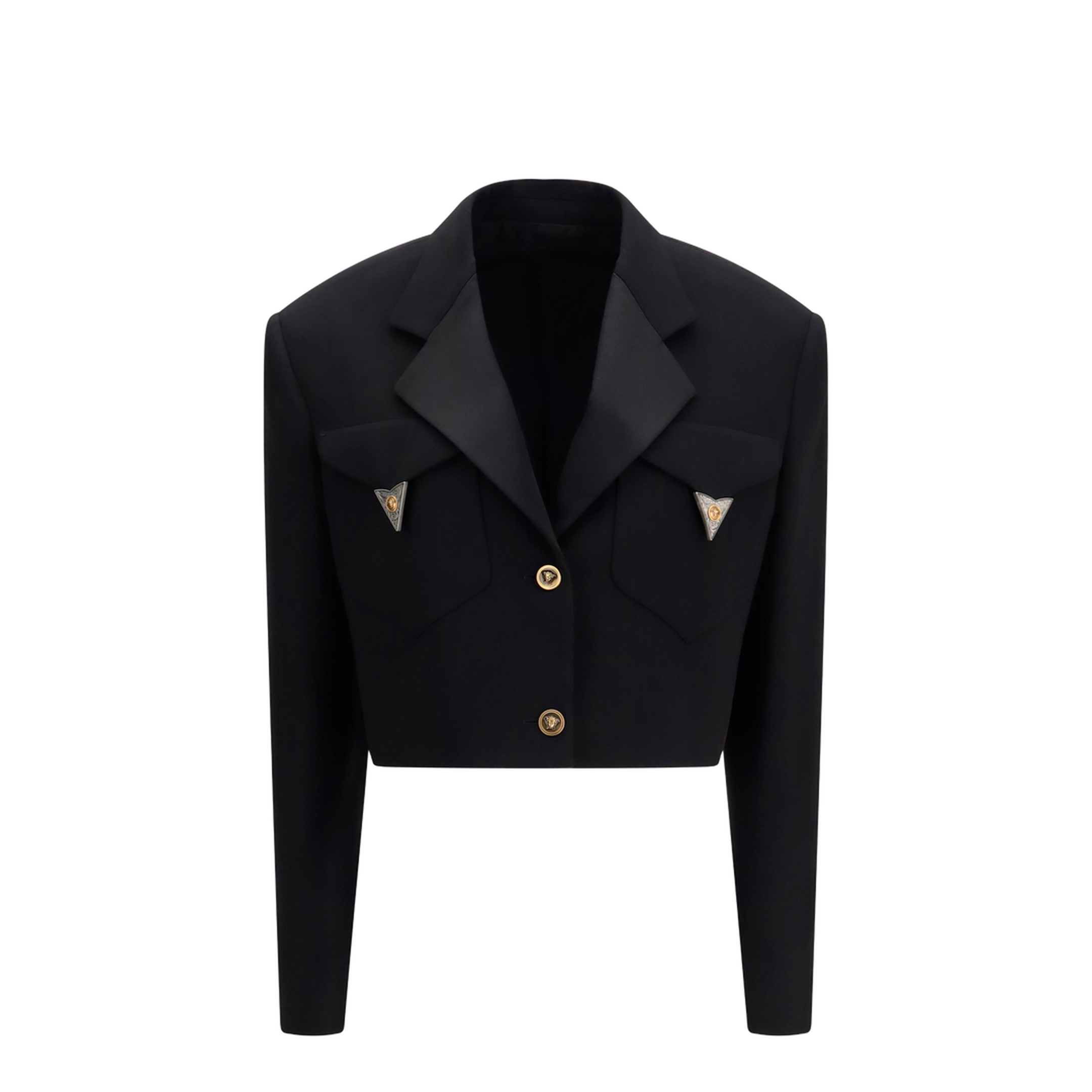 MAYFEYR - Versace - Cropped Wool Blazer - 10258751A18305