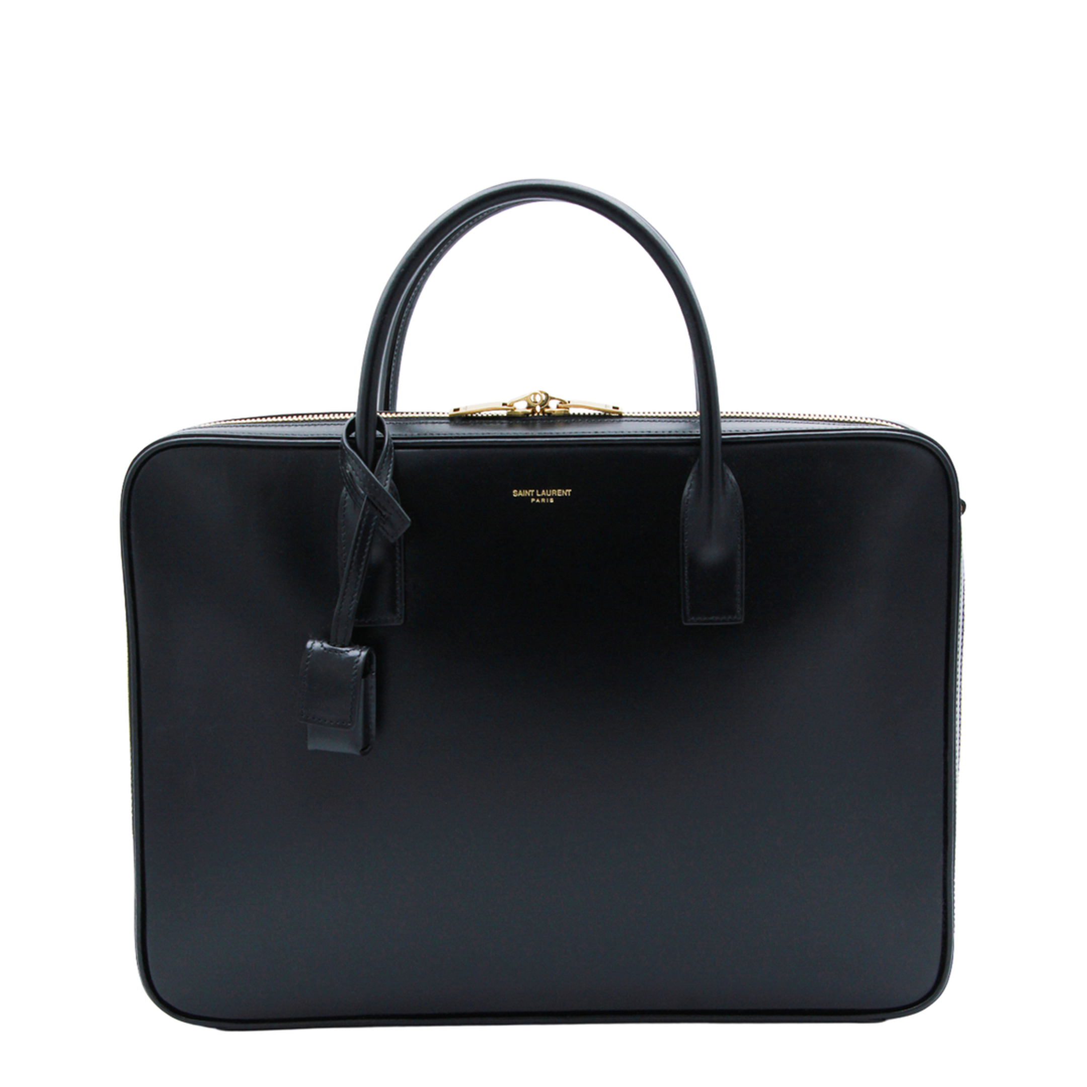 Sac de Jour Large Calfskin Bowler Bag - Black