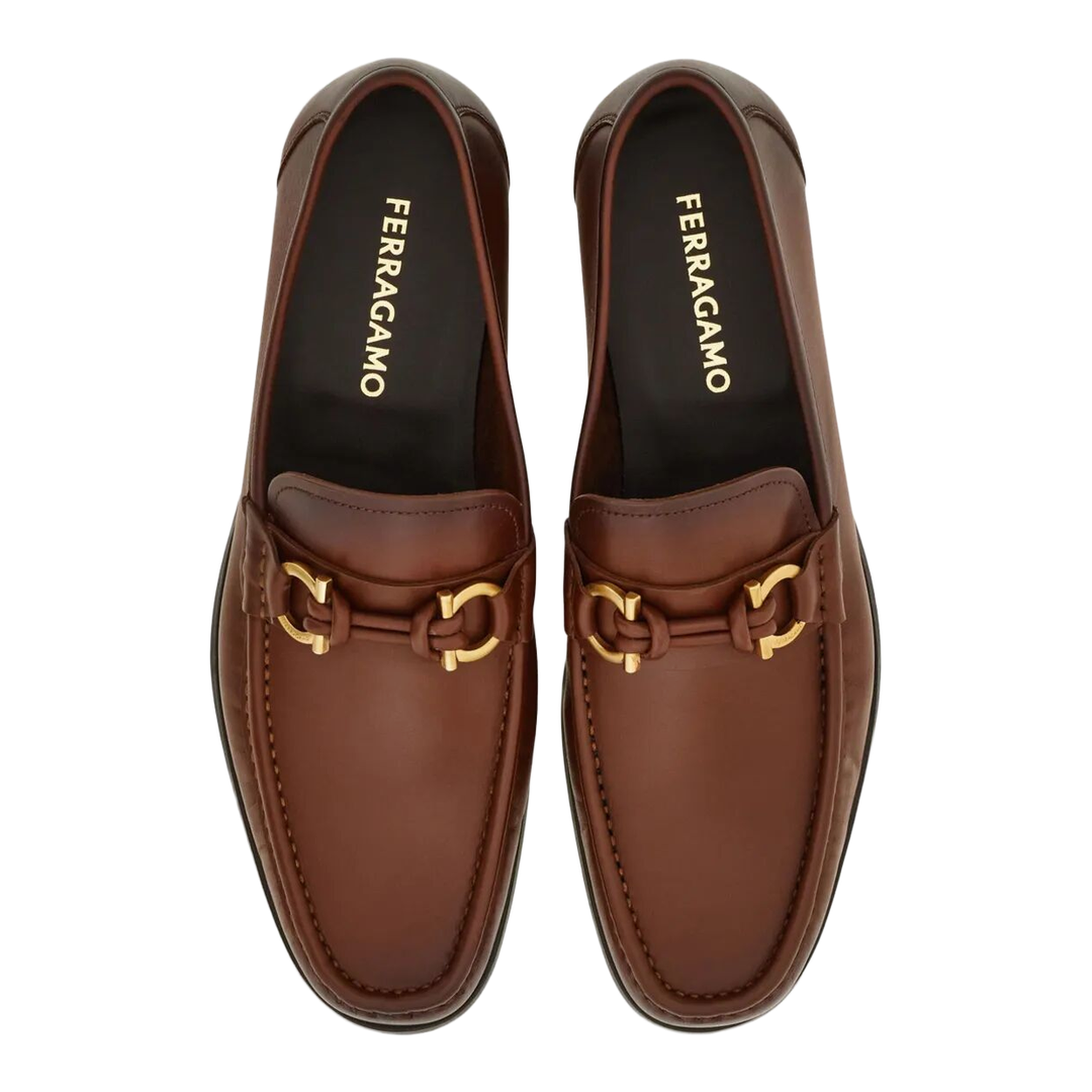 MAYFEYR - Ferragamo - Alain Leather Loafers With Hues - 02A0400786870