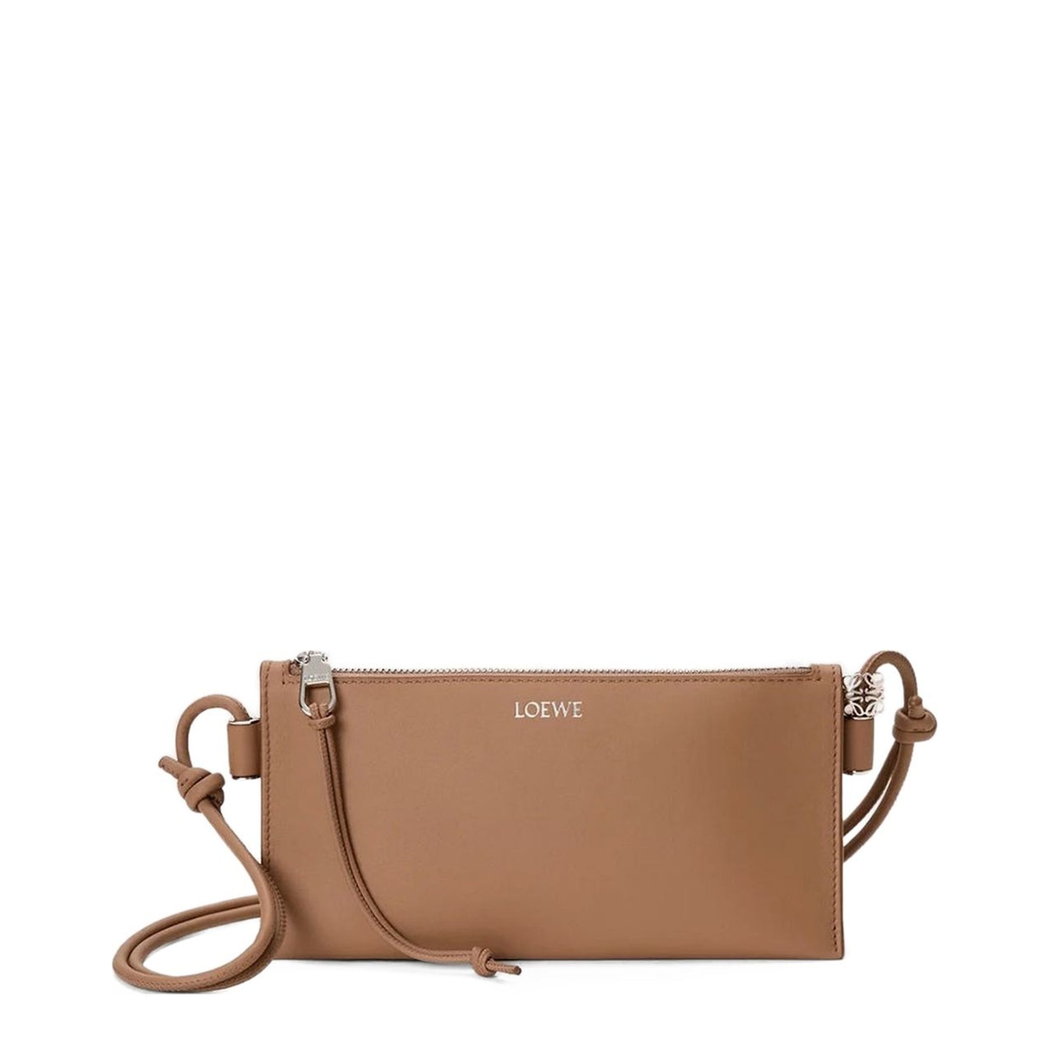Joya Pouch In Nappa Calfskin - Mocha