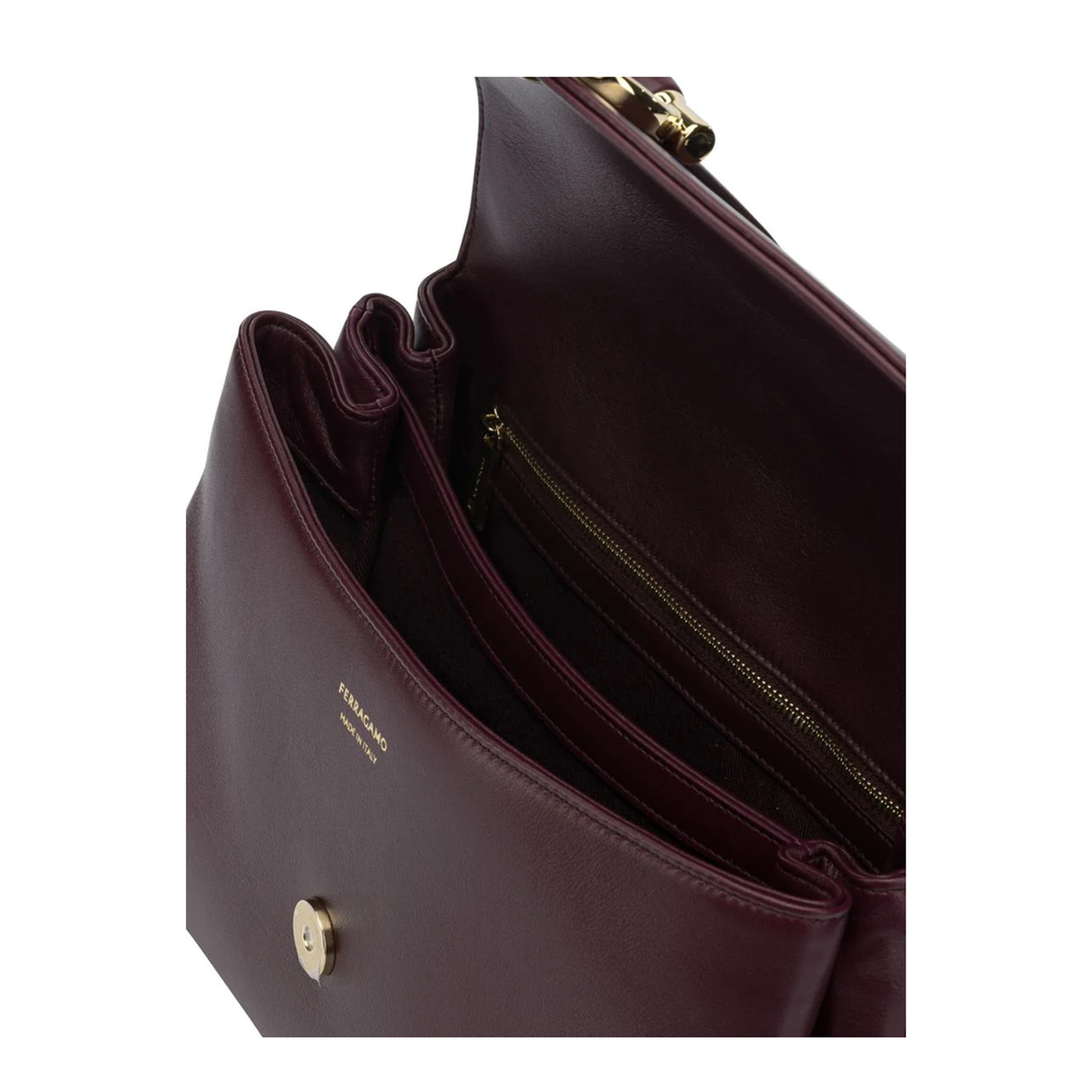 Leather Handbag Maroon