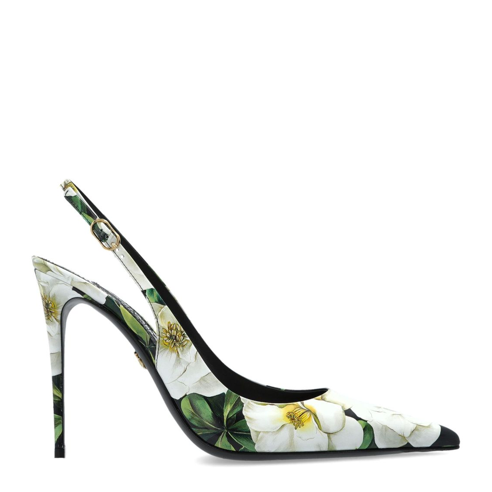 Buckle-Fastening Slingback Strap Stiletto Heel