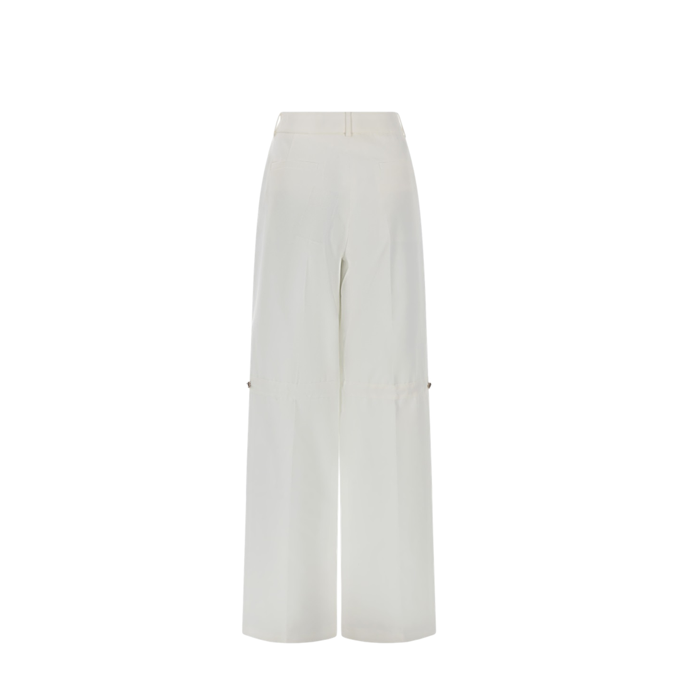 White Cotton Trousers