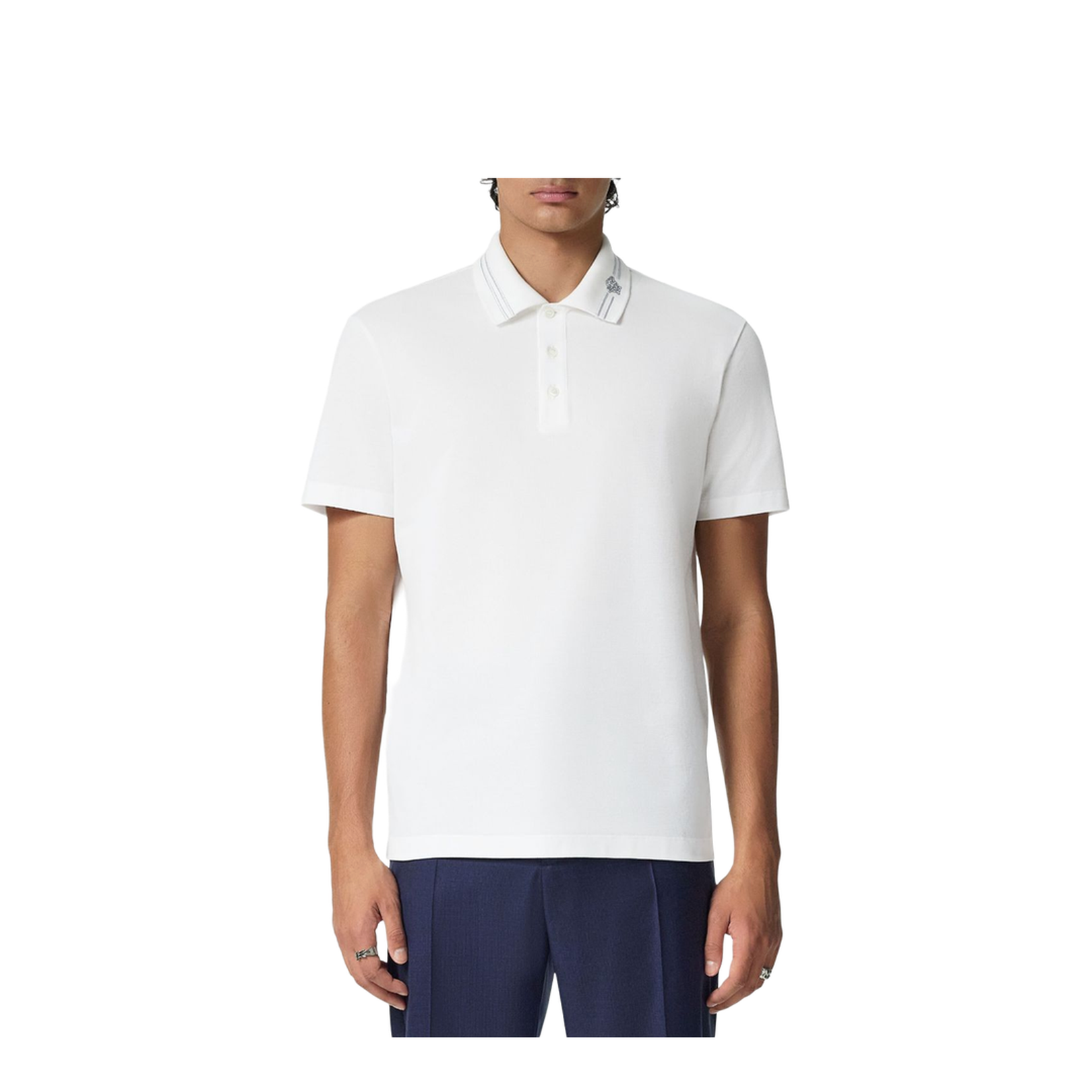 Medusa Embroidery Polo Shirt