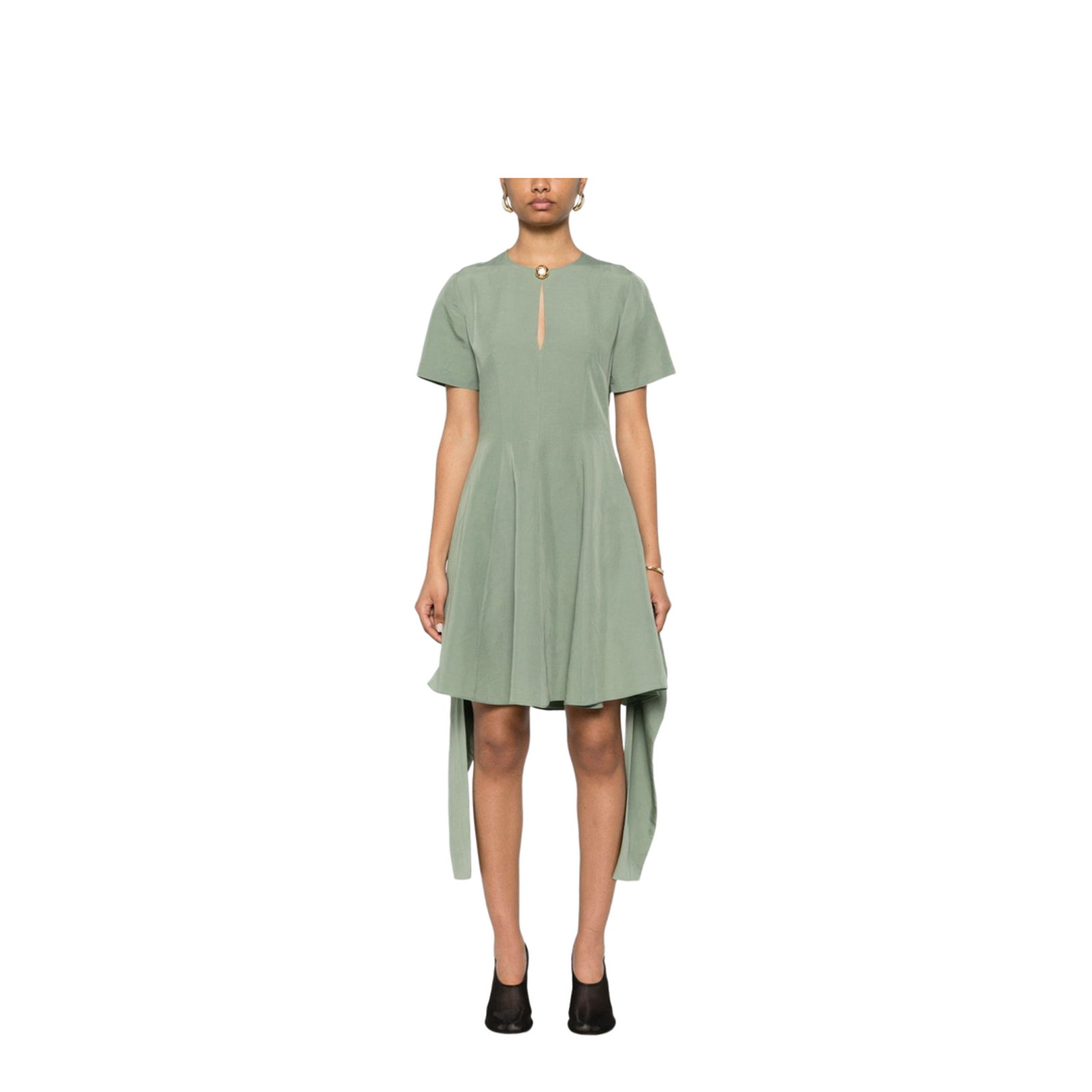 Pebble Linen Blend Short Dress