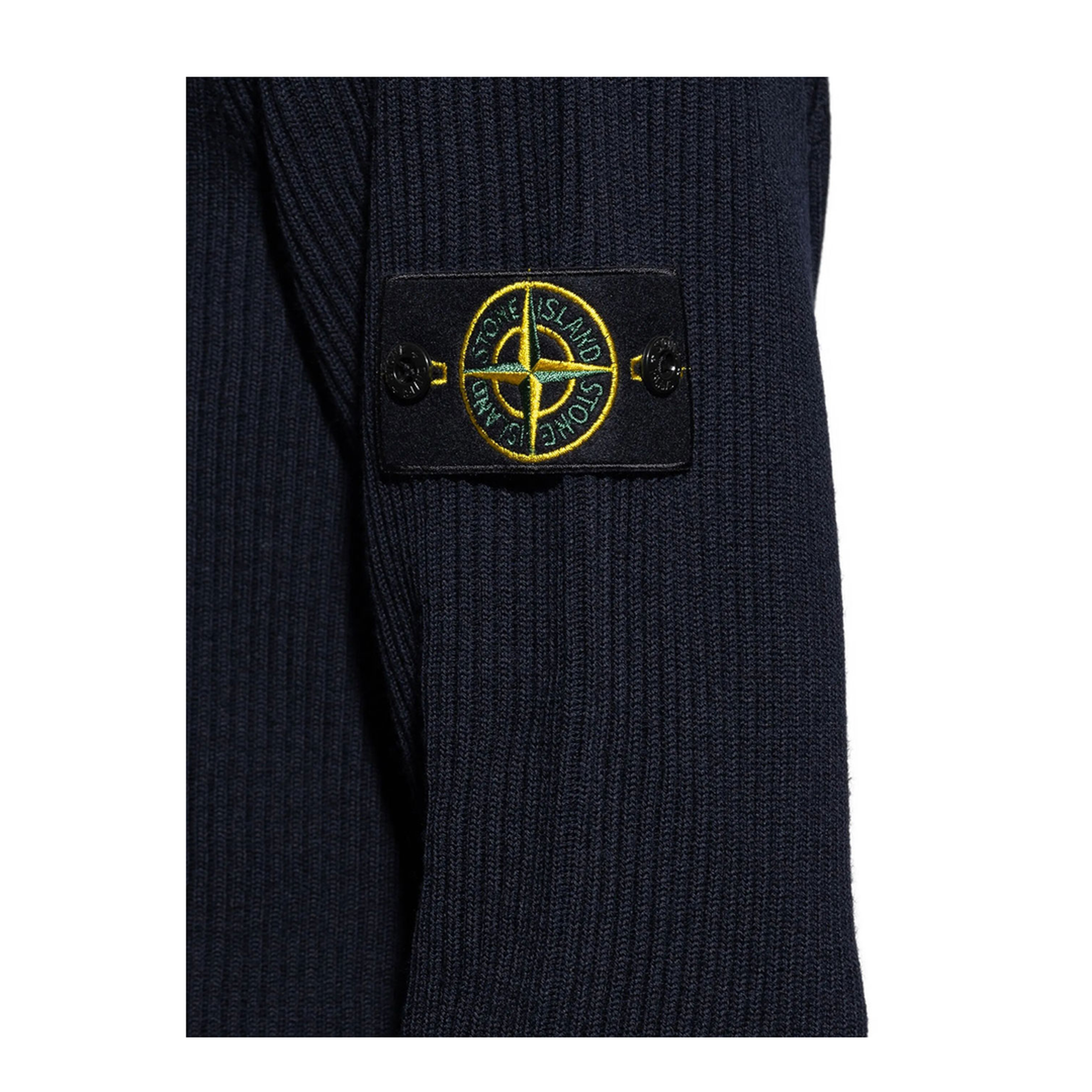MAYFEYR - Stone Island - Wool Turtleneck Sweater In Full Ribs - L2S155100052S00C2