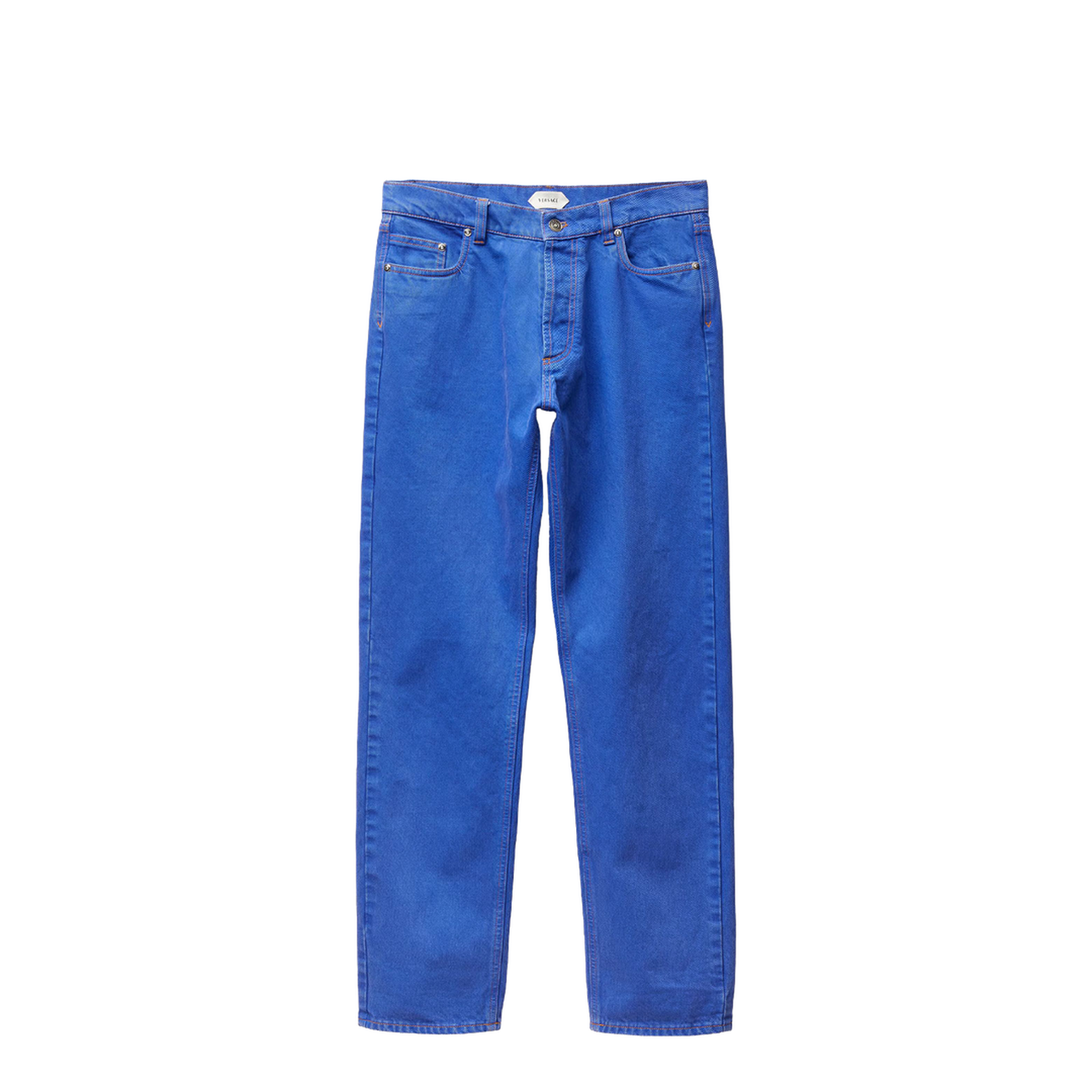 MAYFEYR - Versace - Regular Waist Colored Denim Jeans - 10245691A17871