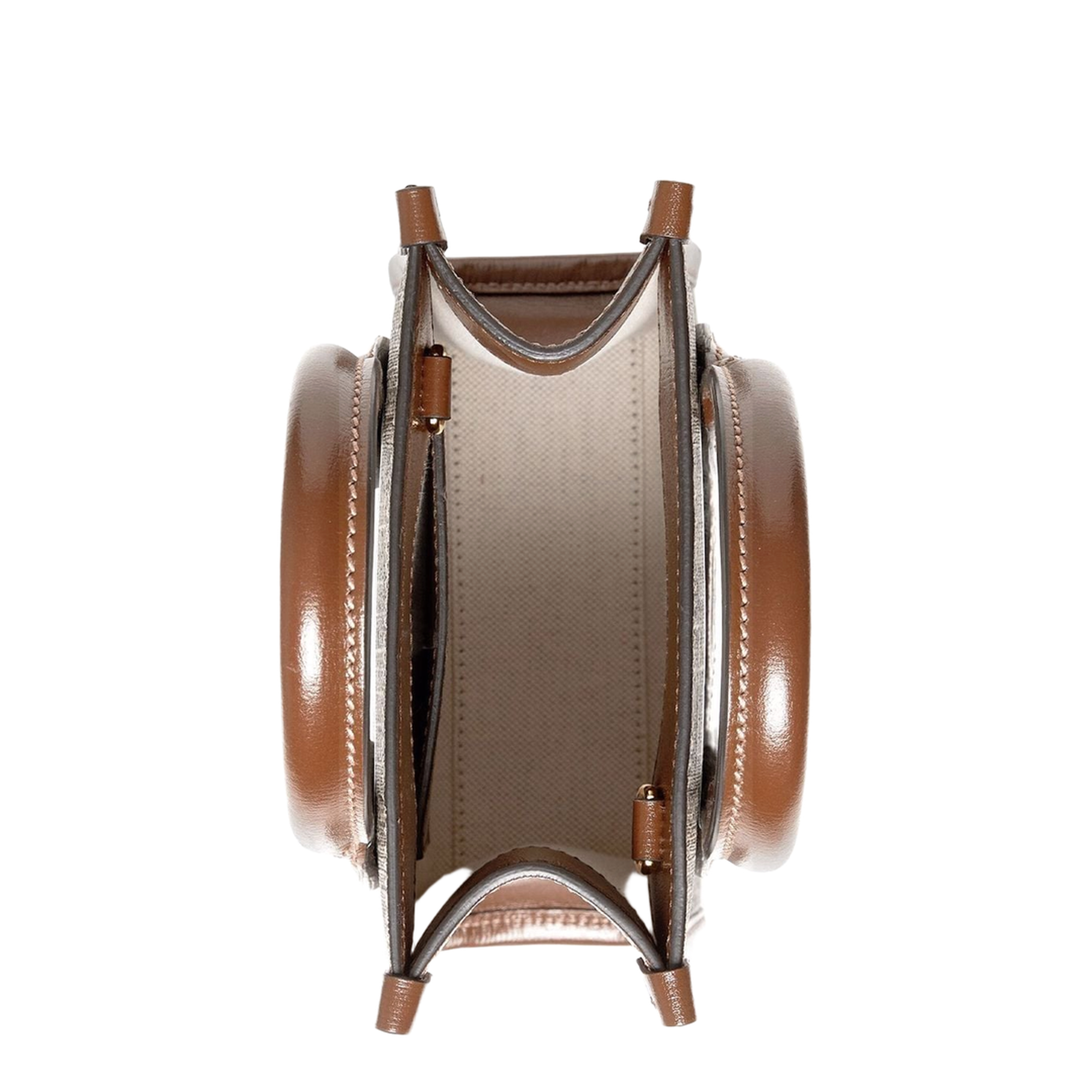 Ophidia Small Canvas Tote Bag - Brown