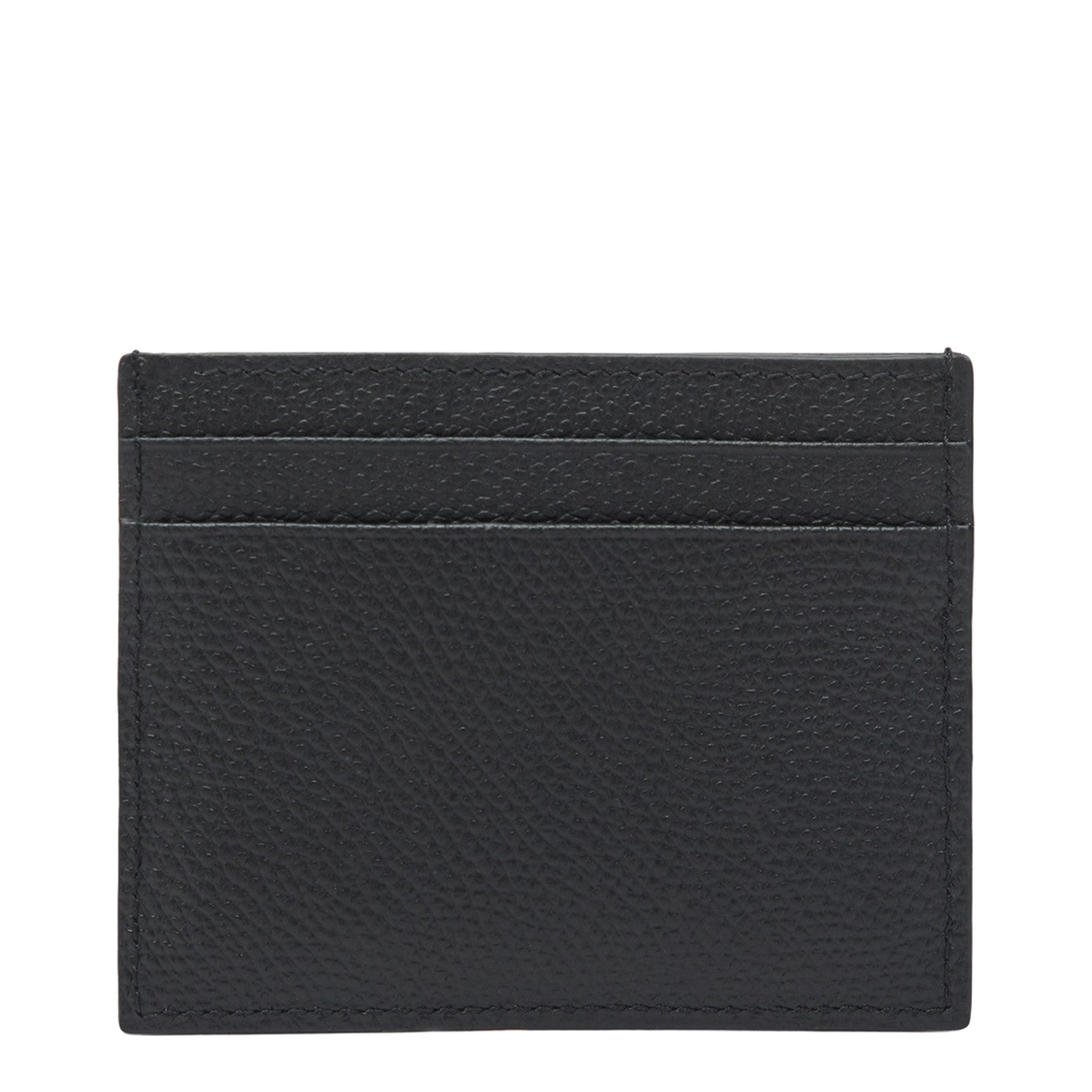 VLogo Signature Black Credit Card Holder