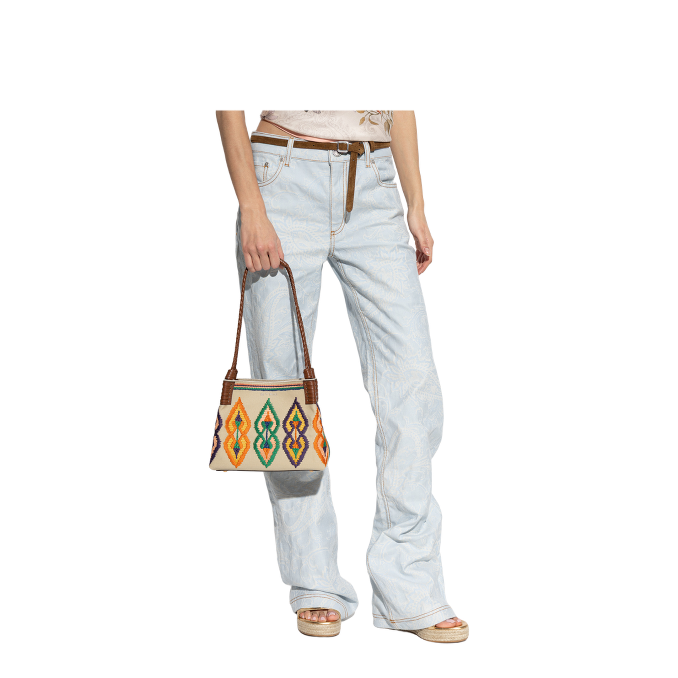 Libra Small Canvas Tote Bag - Cream