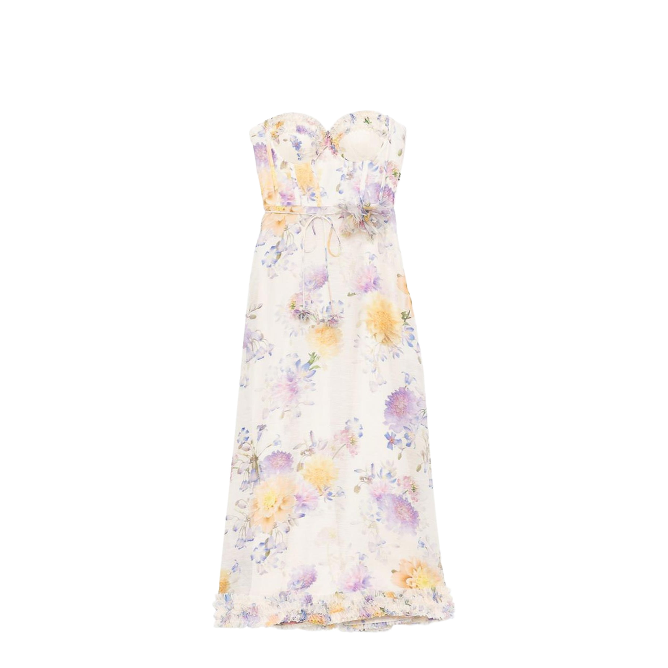 MAYFEYR - Zimmermann - Midi Dress With Flower Print - 7568DS261CRDA