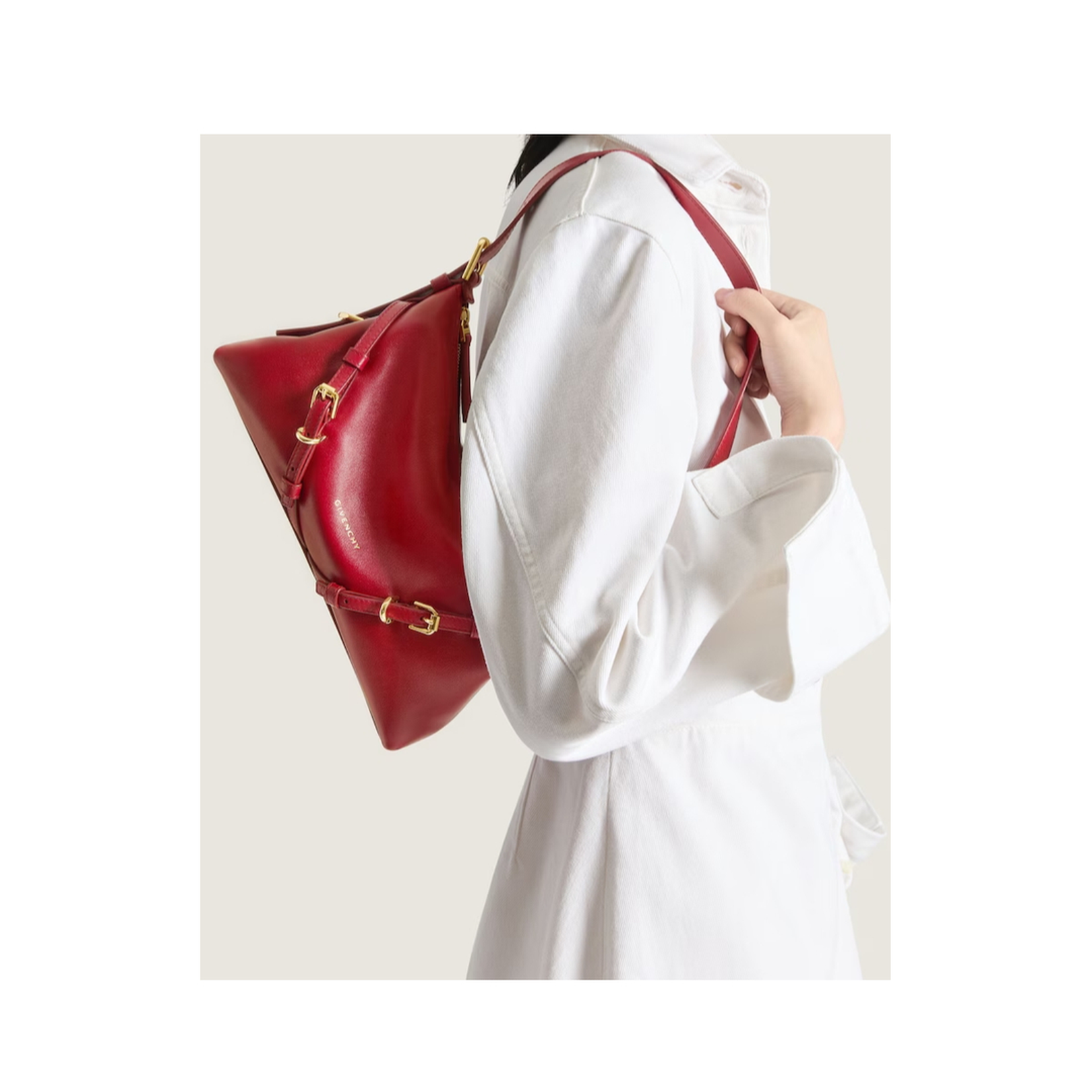 Mini Voyou Bag in Shiny Leather