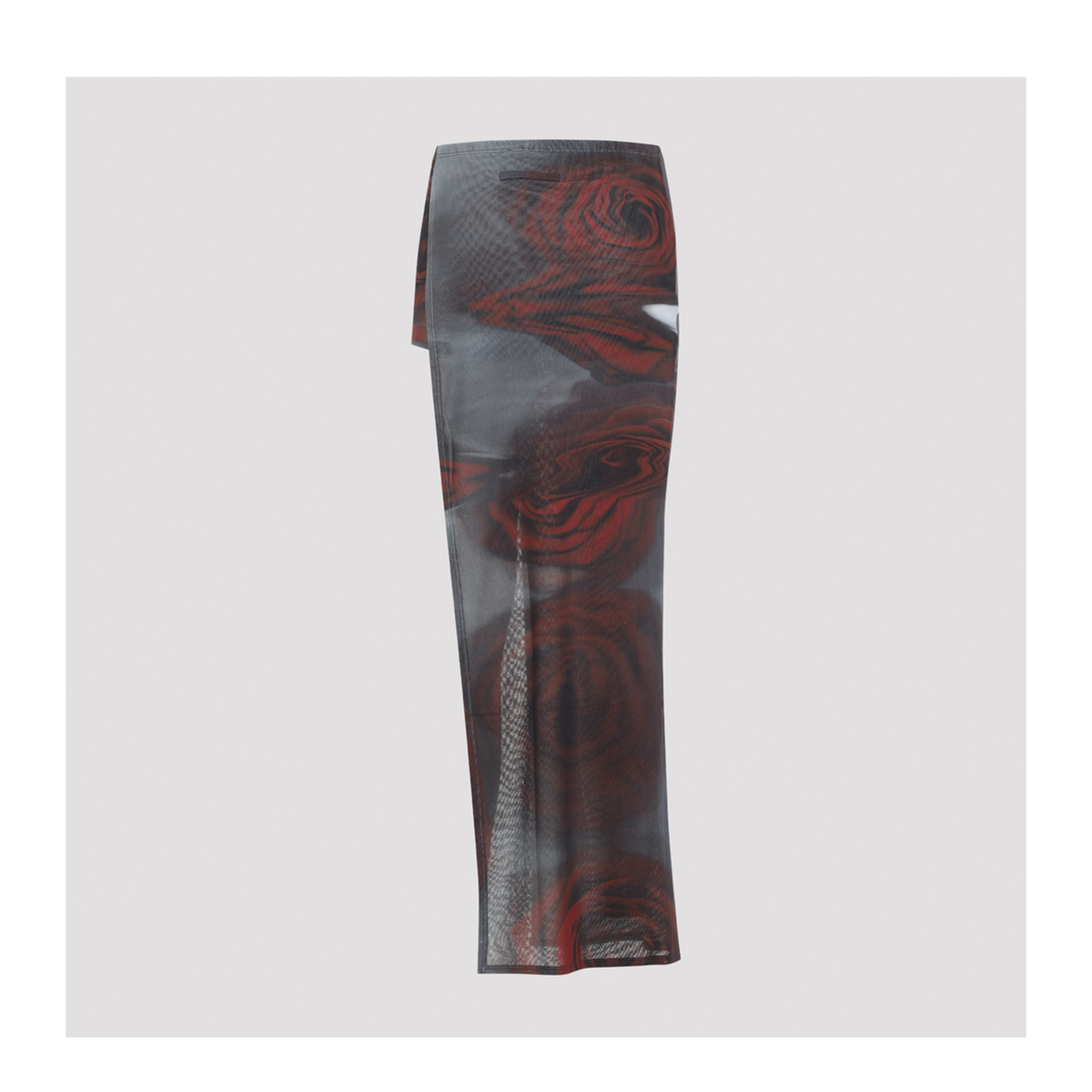 MAYFEYR - Jean Paul Gaultier - Blurry Roses Asymmetric Midi Skirt - 2504WSK016M011P010230010230